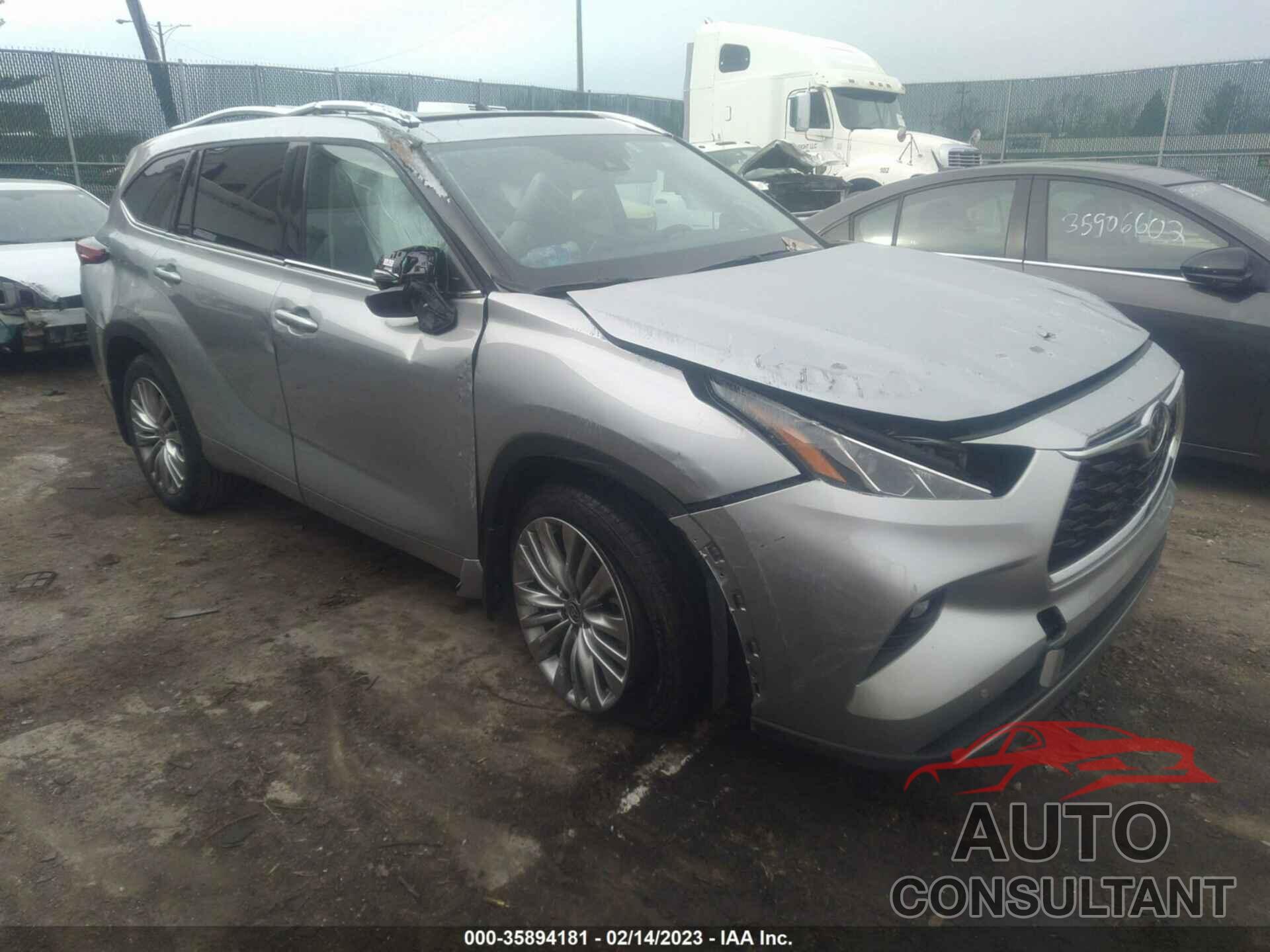 TOYOTA HIGHLANDER 2021 - 5TDFZRBH9MS149436