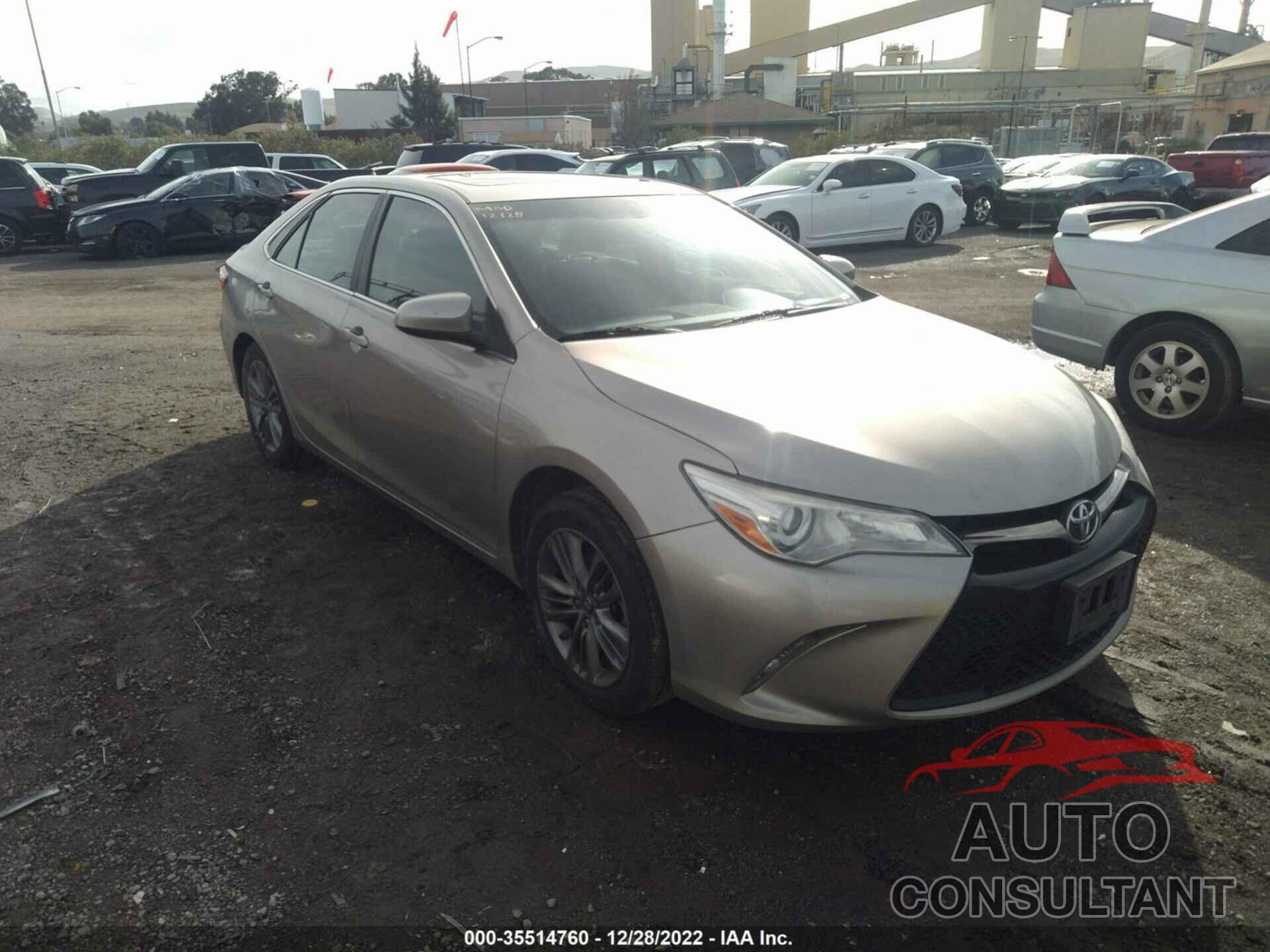 TOYOTA CAMRY 2017 - 4T1BF1FK1HU388023