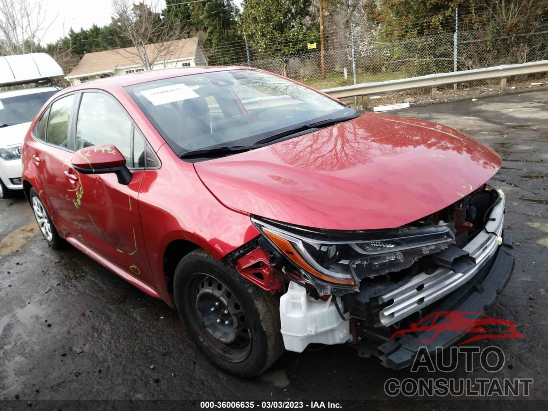 TOYOTA COROLLA 2020 - JTDEPRAE8LJ039708