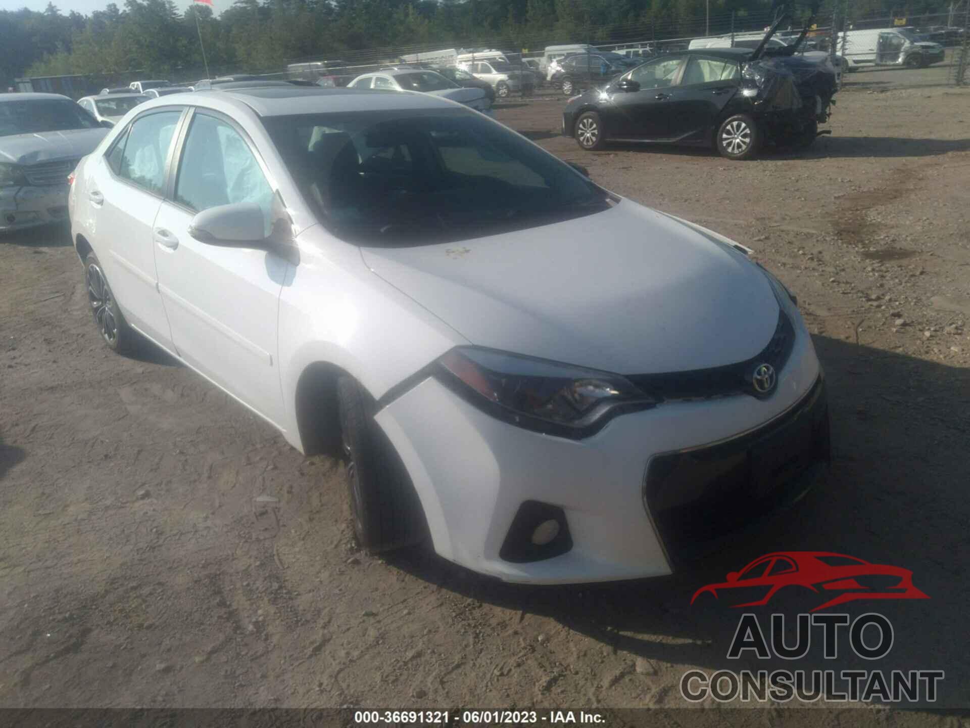 TOYOTA COROLLA 2015 - 2T1BURHE4FC313665