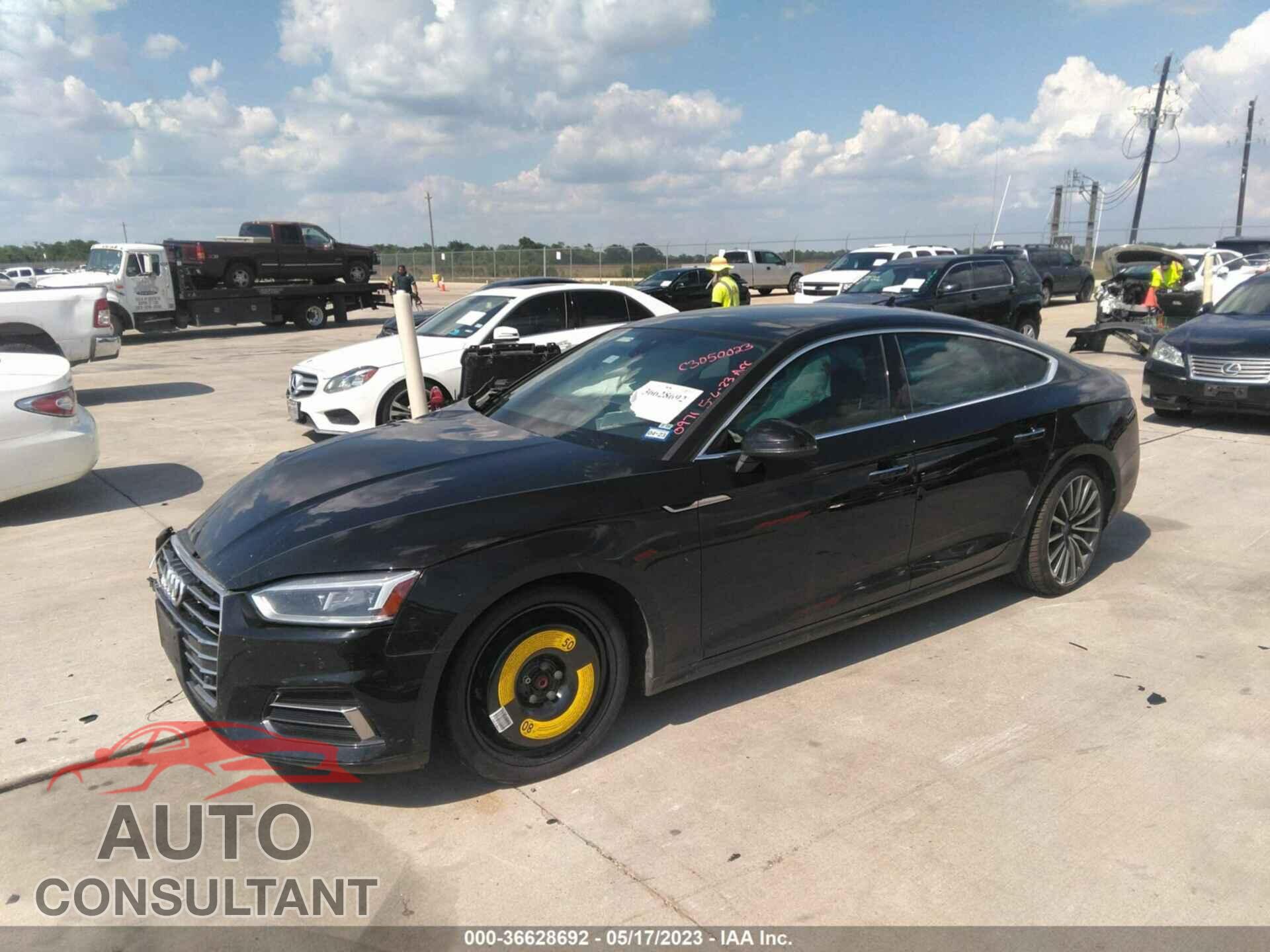 AUDI A5 SPORTBACK 2018 - WAUBNCF52JA090971