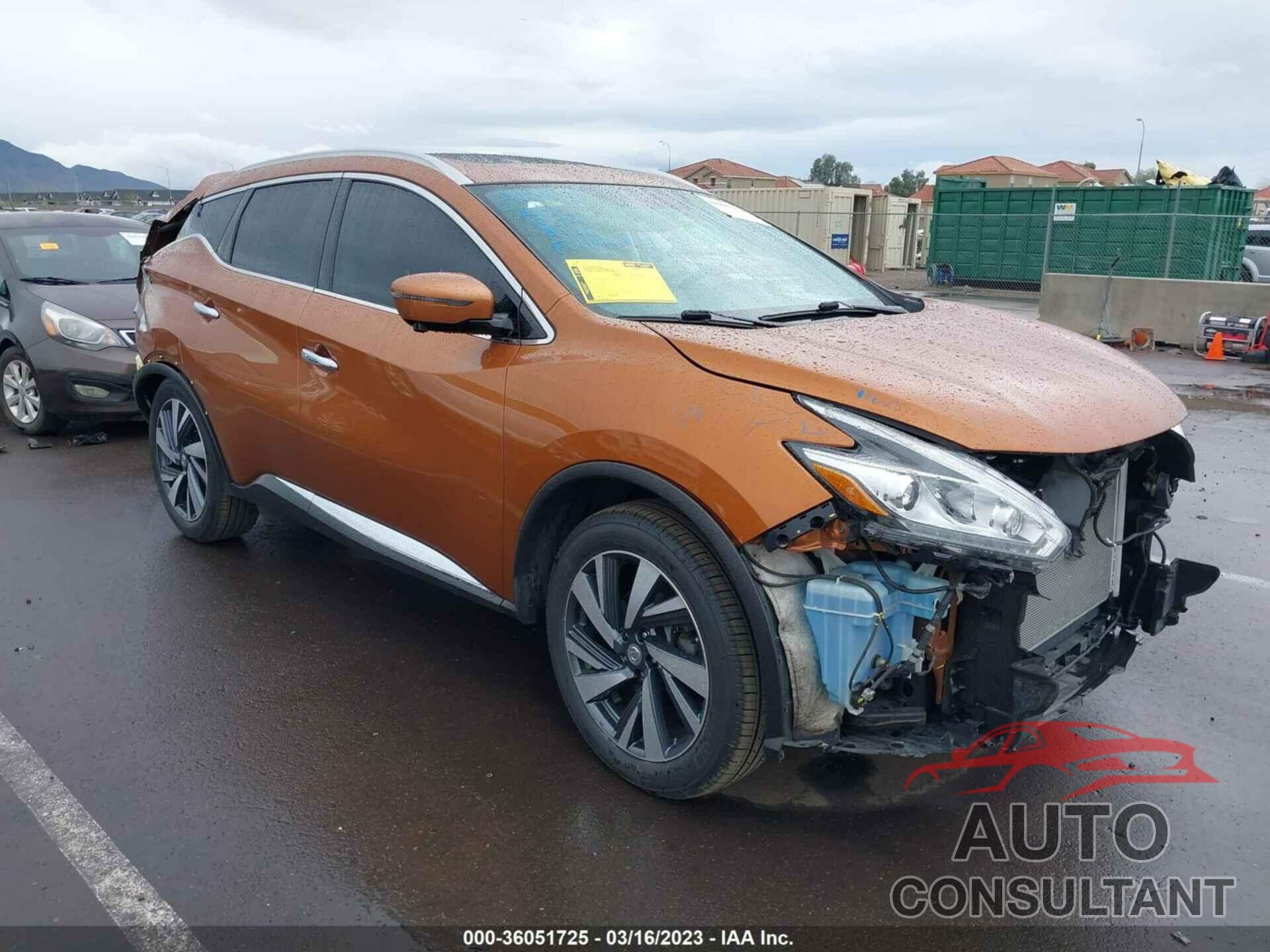 NISSAN MURANO 2015 - 5N1AZ2MH1FN288592