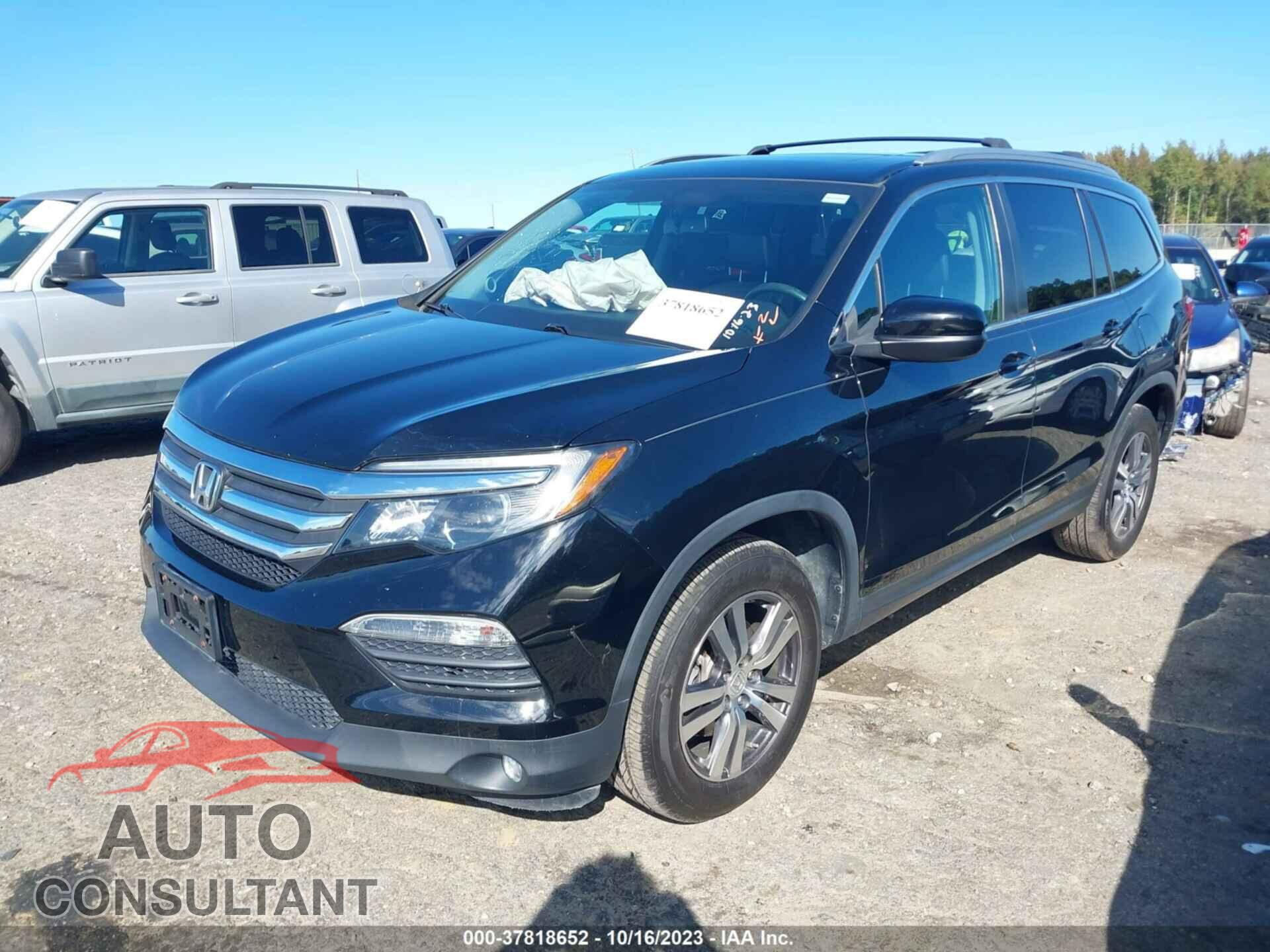 HONDA PILOT 2017 - 5FNYF6H72HB048392
