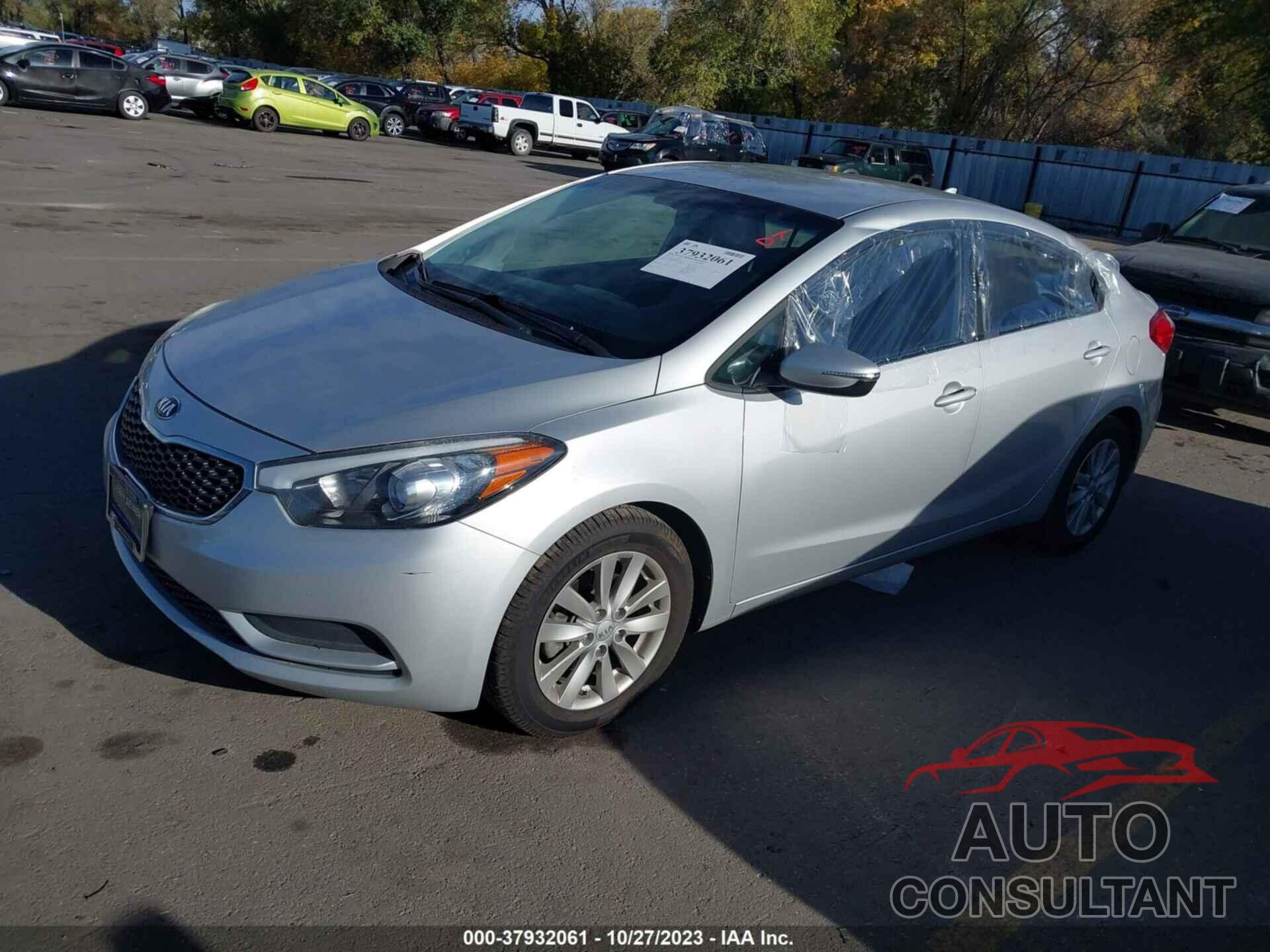 KIA FORTE 2016 - KNAFX4A64G5503444