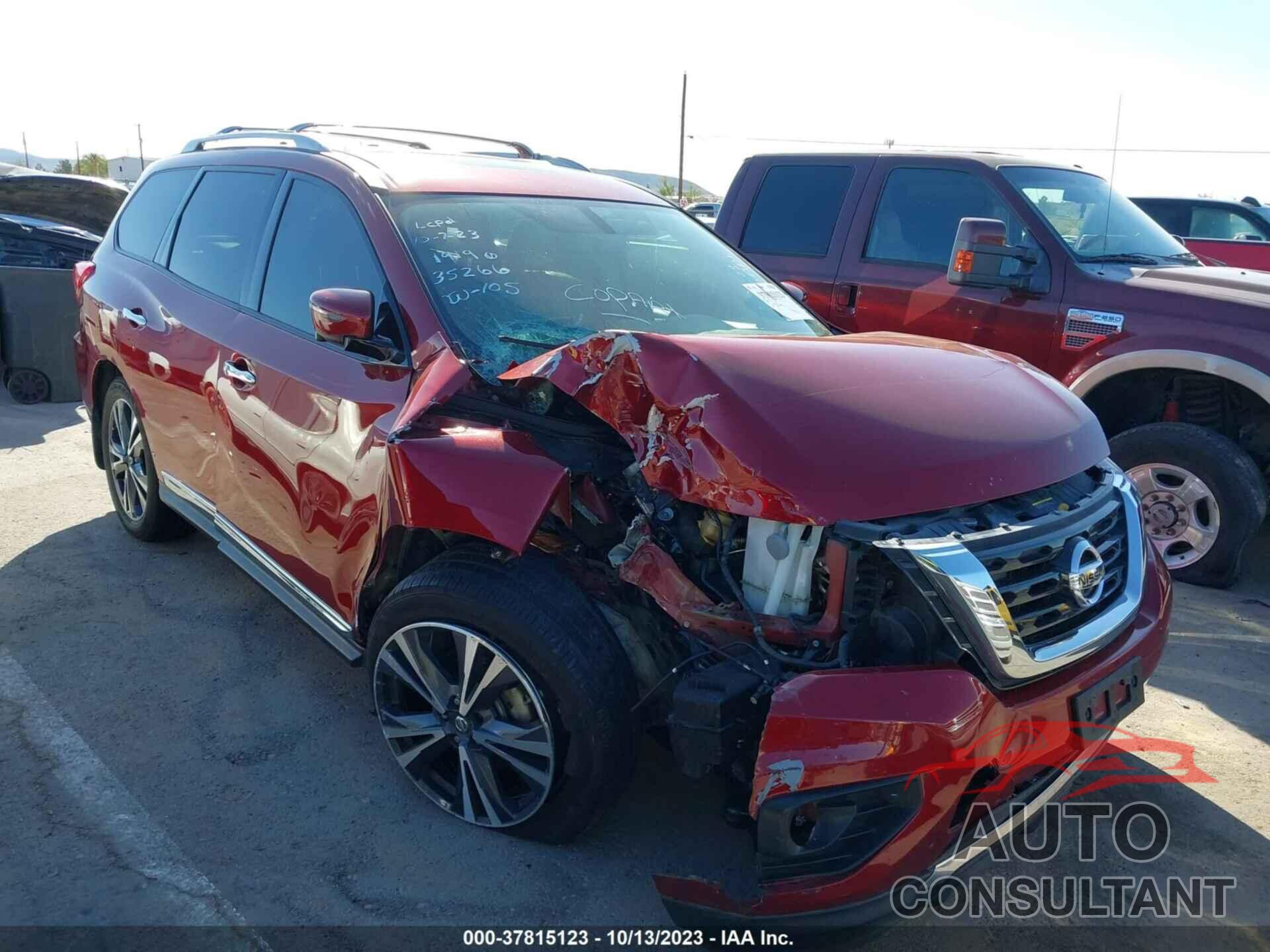 NISSAN PATHFINDER 2019 - 5N1DR2MN3KC581919