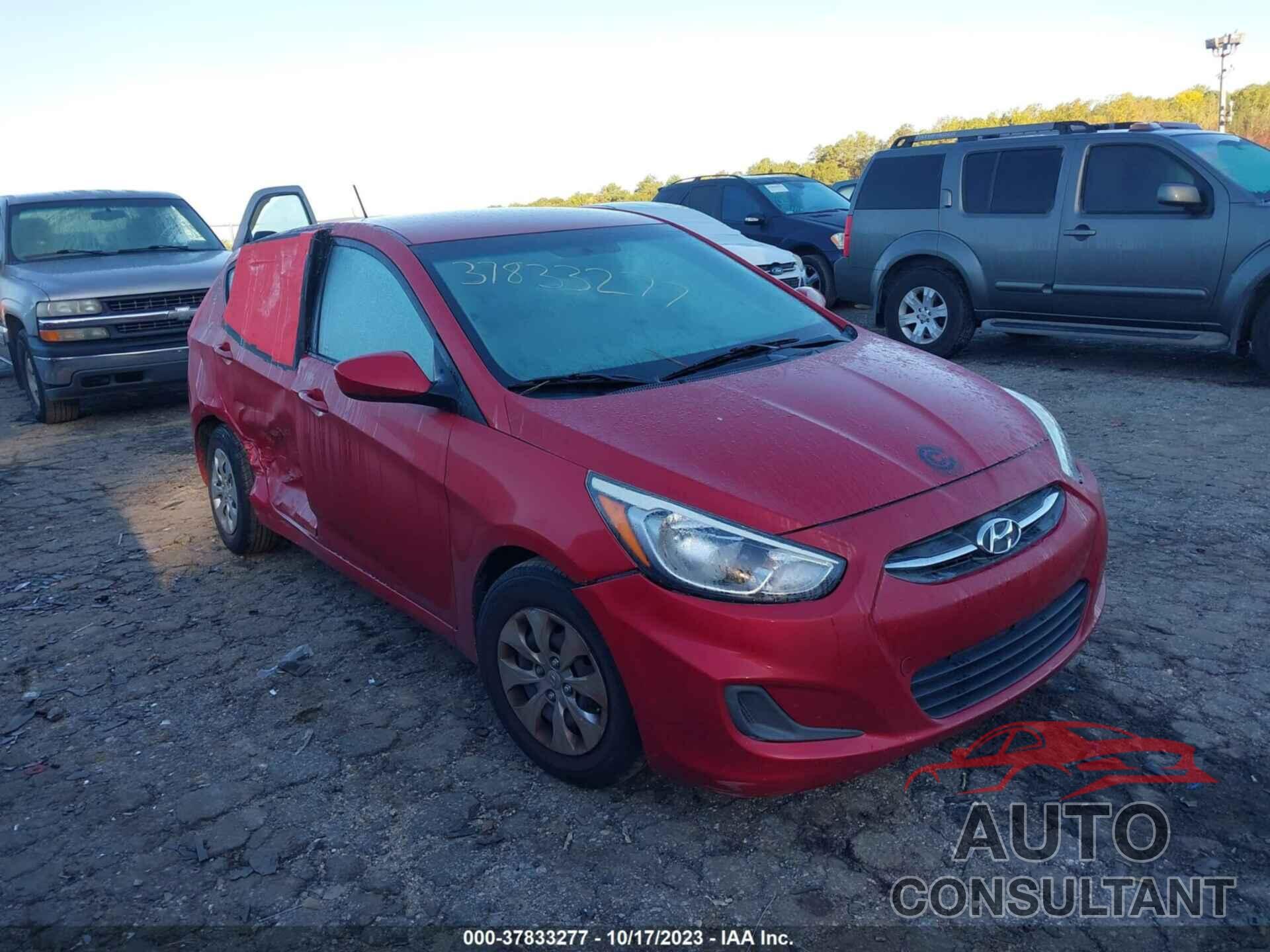 HYUNDAI ACCENT 2016 - KMHCT5AE0GU256861