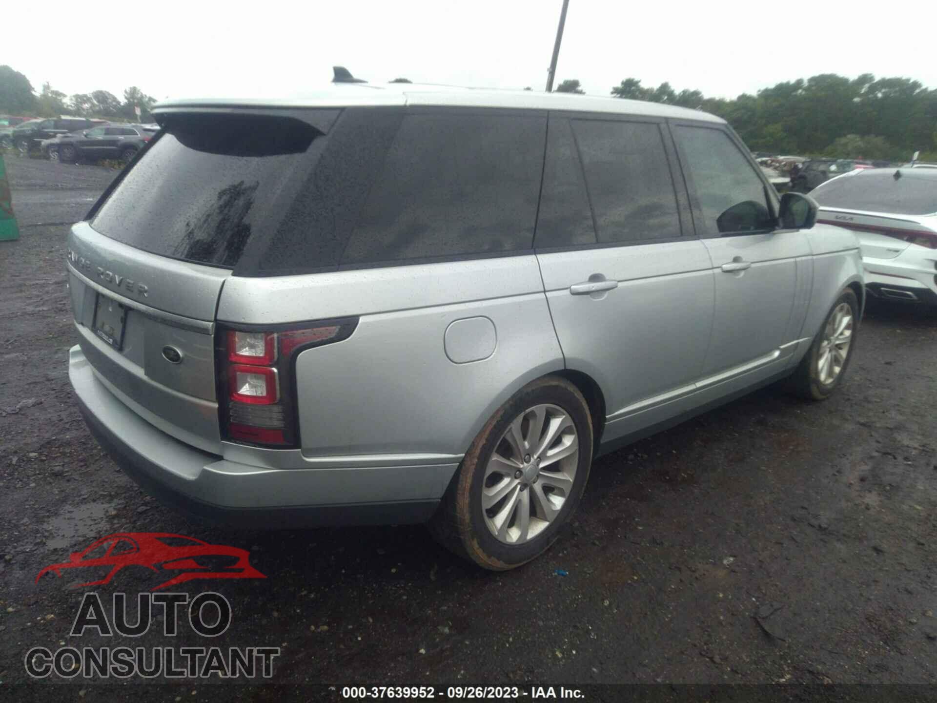 LAND ROVER RANGE ROVER 2016 - SALGS2VF5GA256648