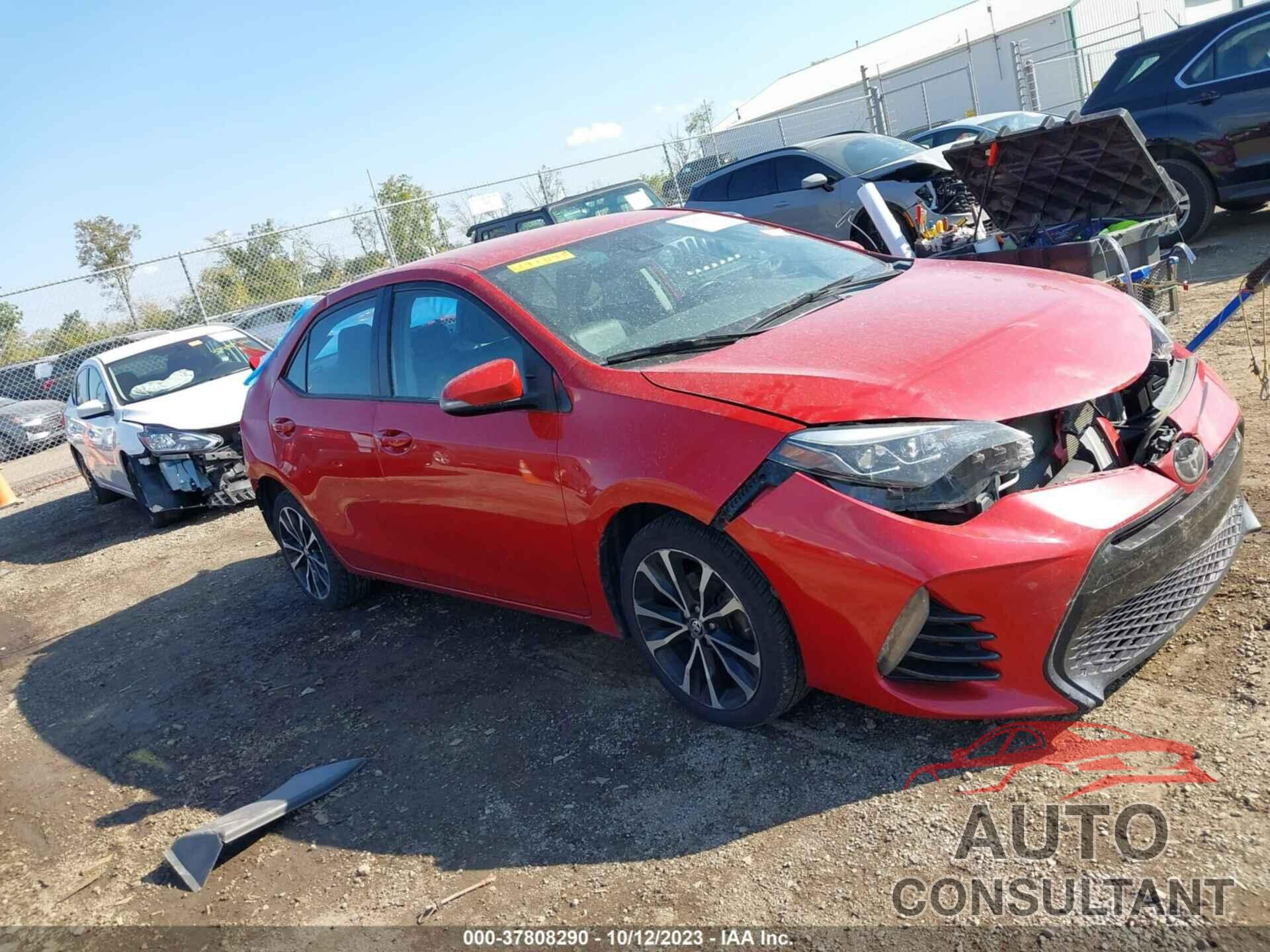 TOYOTA COROLLA 2017 - 2T1BURHEXHC791043