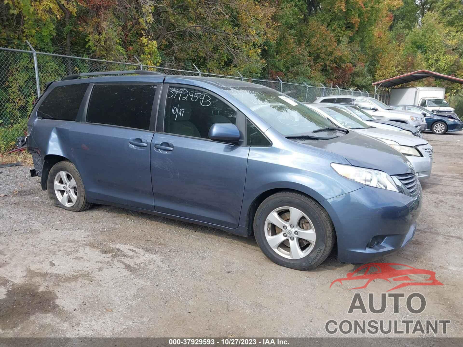 TOYOTA SIENNA 2017 - 5TDKZ3DCXHS798083