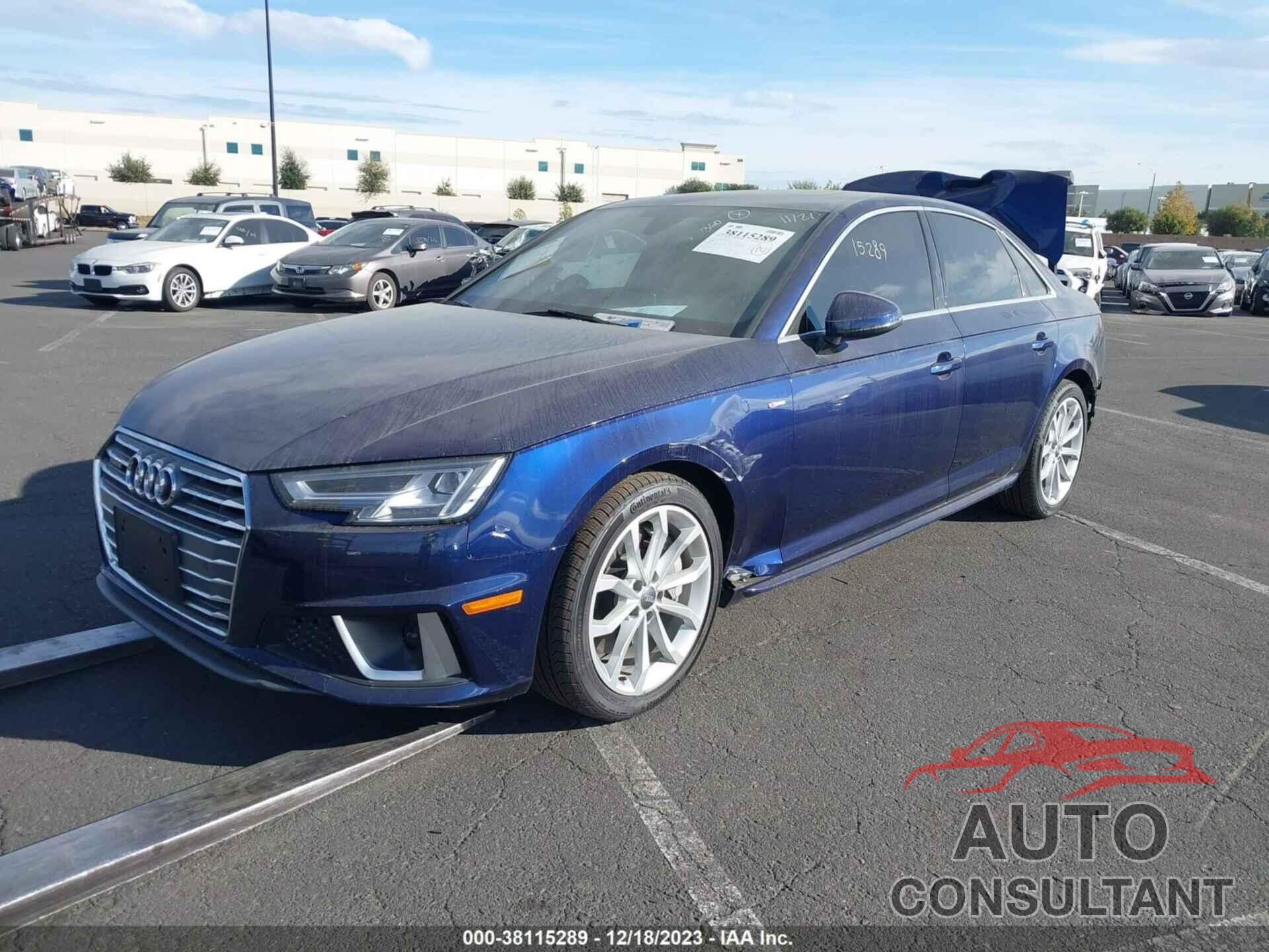 AUDI A4 2019 - WAUENAF43KN017126