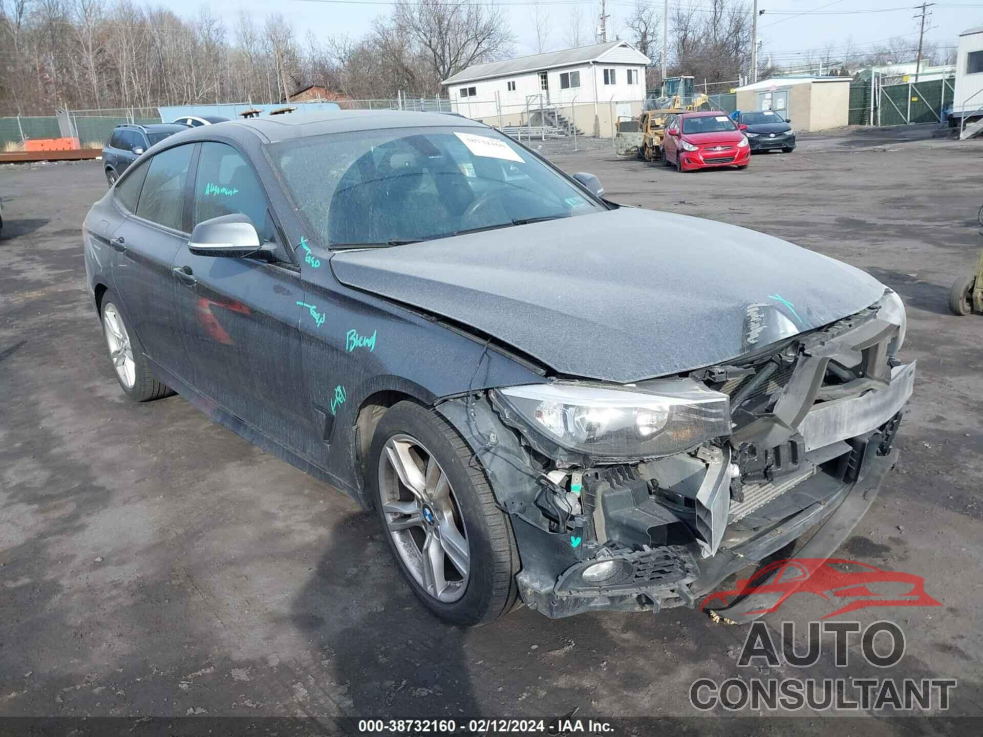 BMW 328I GRAN TURISMO 2016 - WBA8Z5C50GG501093
