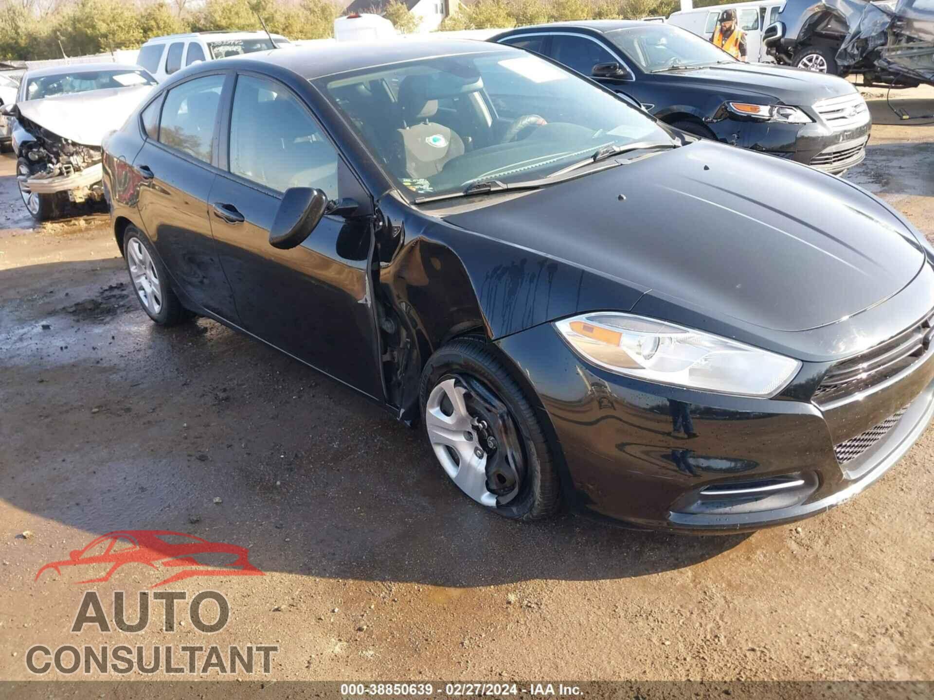 DODGE DART 2016 - 1C3CDFAA9GD505215