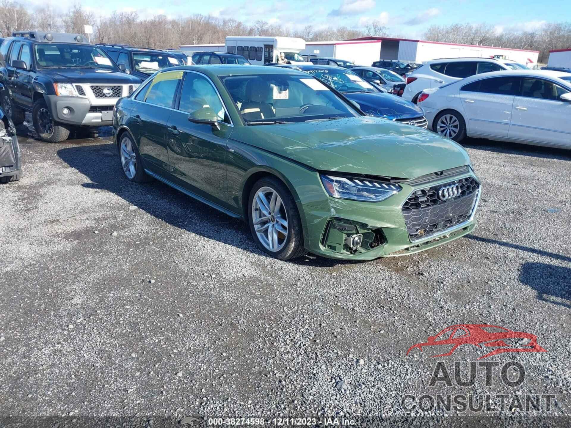 AUDI A4 2023 - WAUEAAF47PN020534