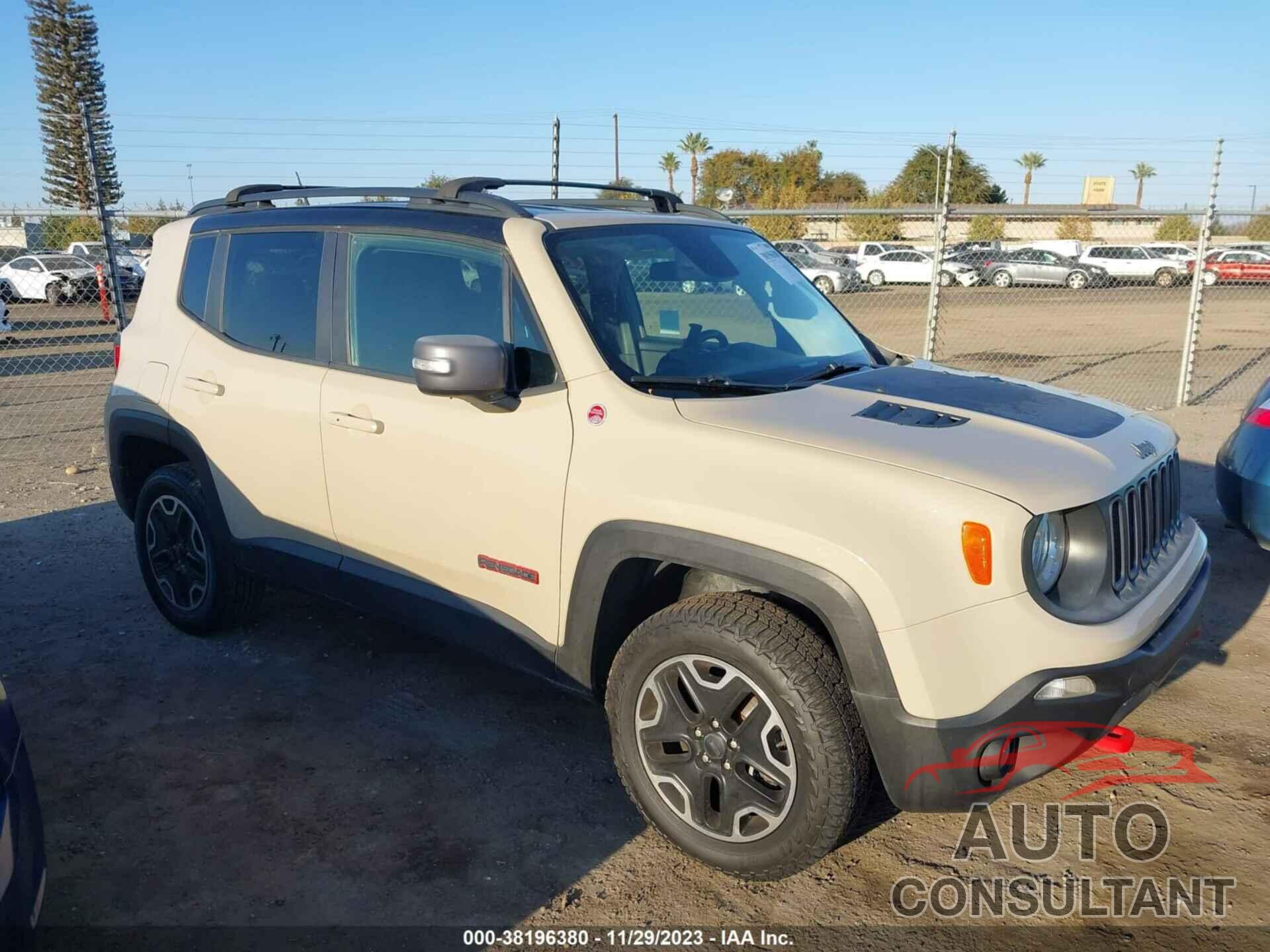 JEEP RENEGADE 2016 - ZACCJBCT3GPD12913