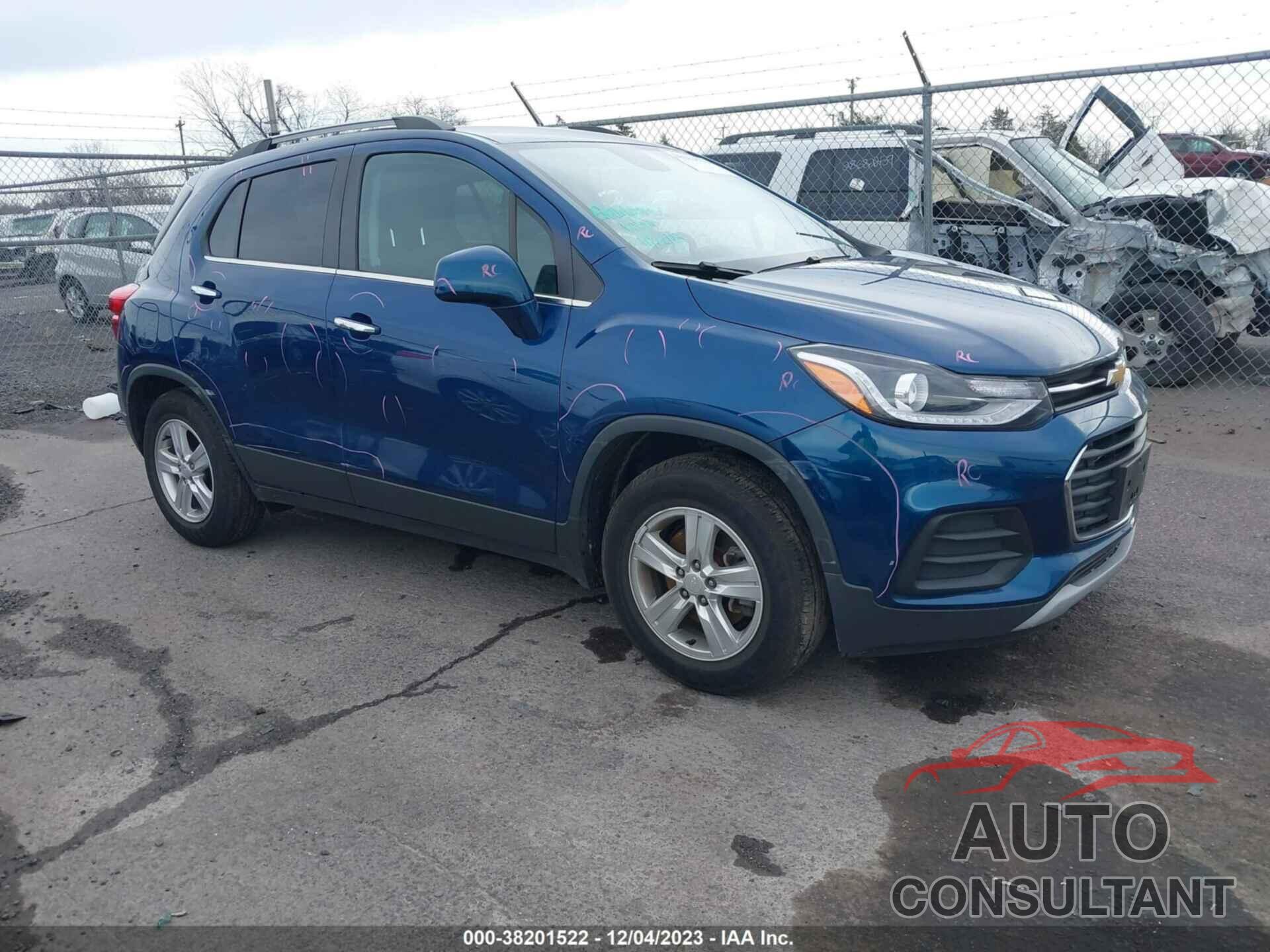 CHEVROLET TRAX 2019 - 3GNCJLSBXKL350968