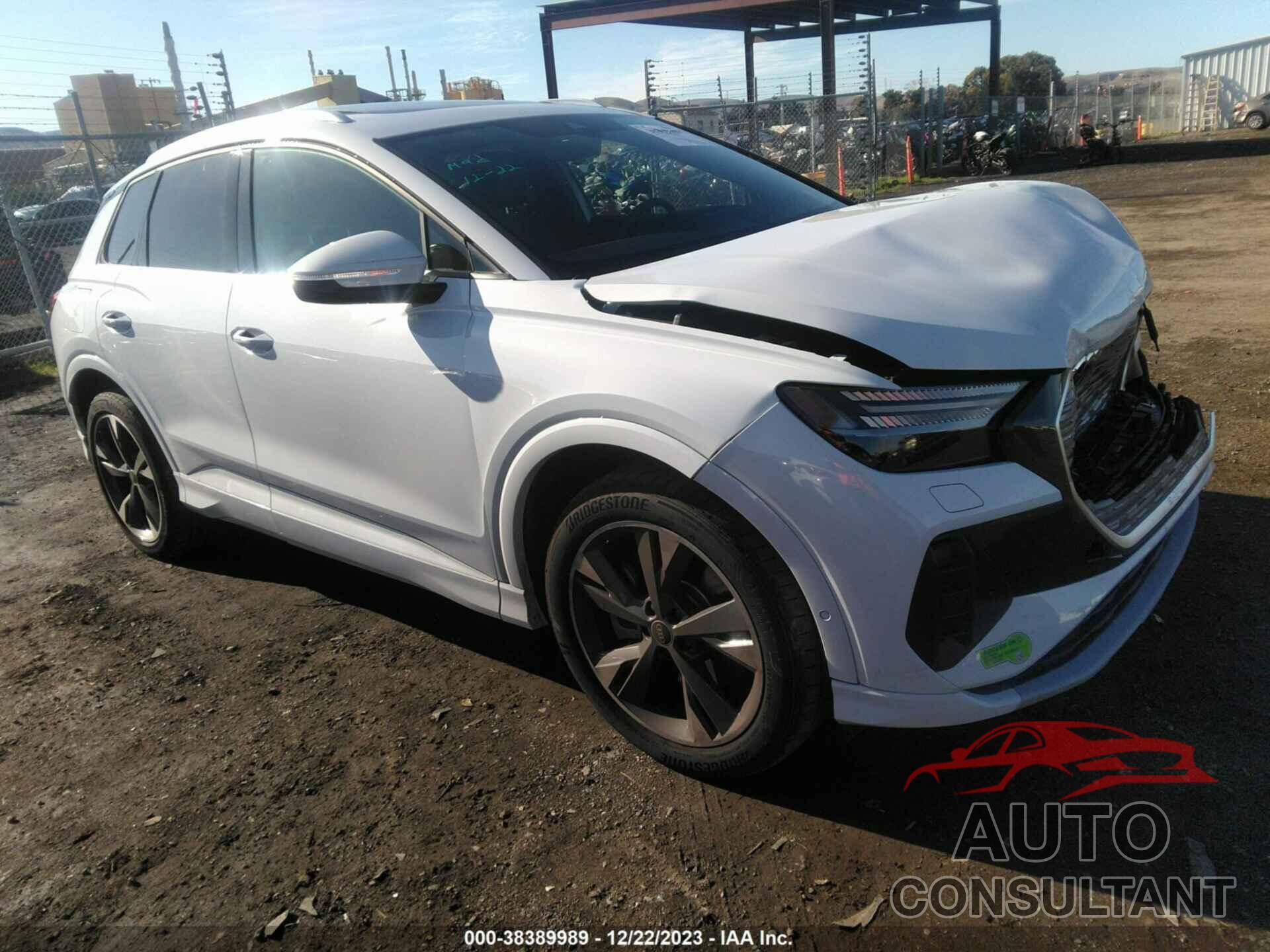 AUDI Q4 E-TRON 2022 - WA1J2BFZ9NP055281