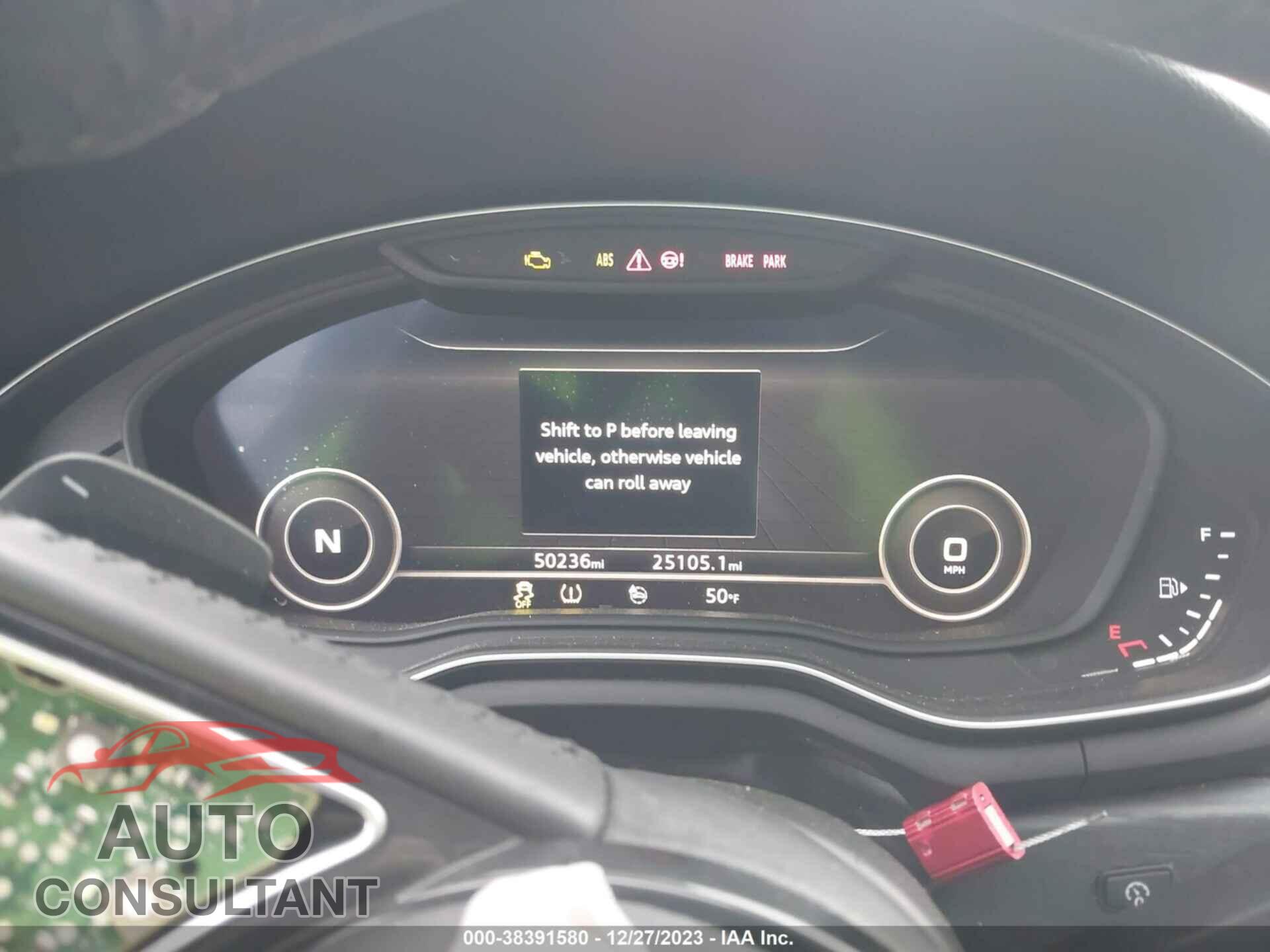 AUDI A5 2018 - WAUBNCF52JA050809