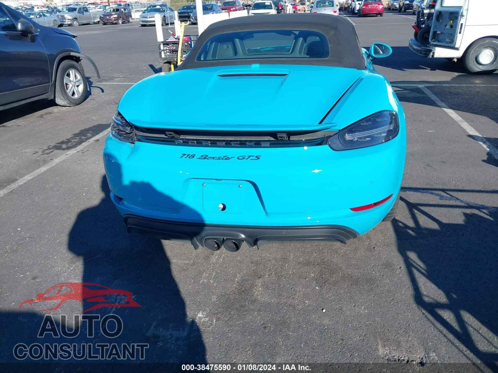PORSCHE 718 BOXSTER 2018 - WP0CB2A84JS228869