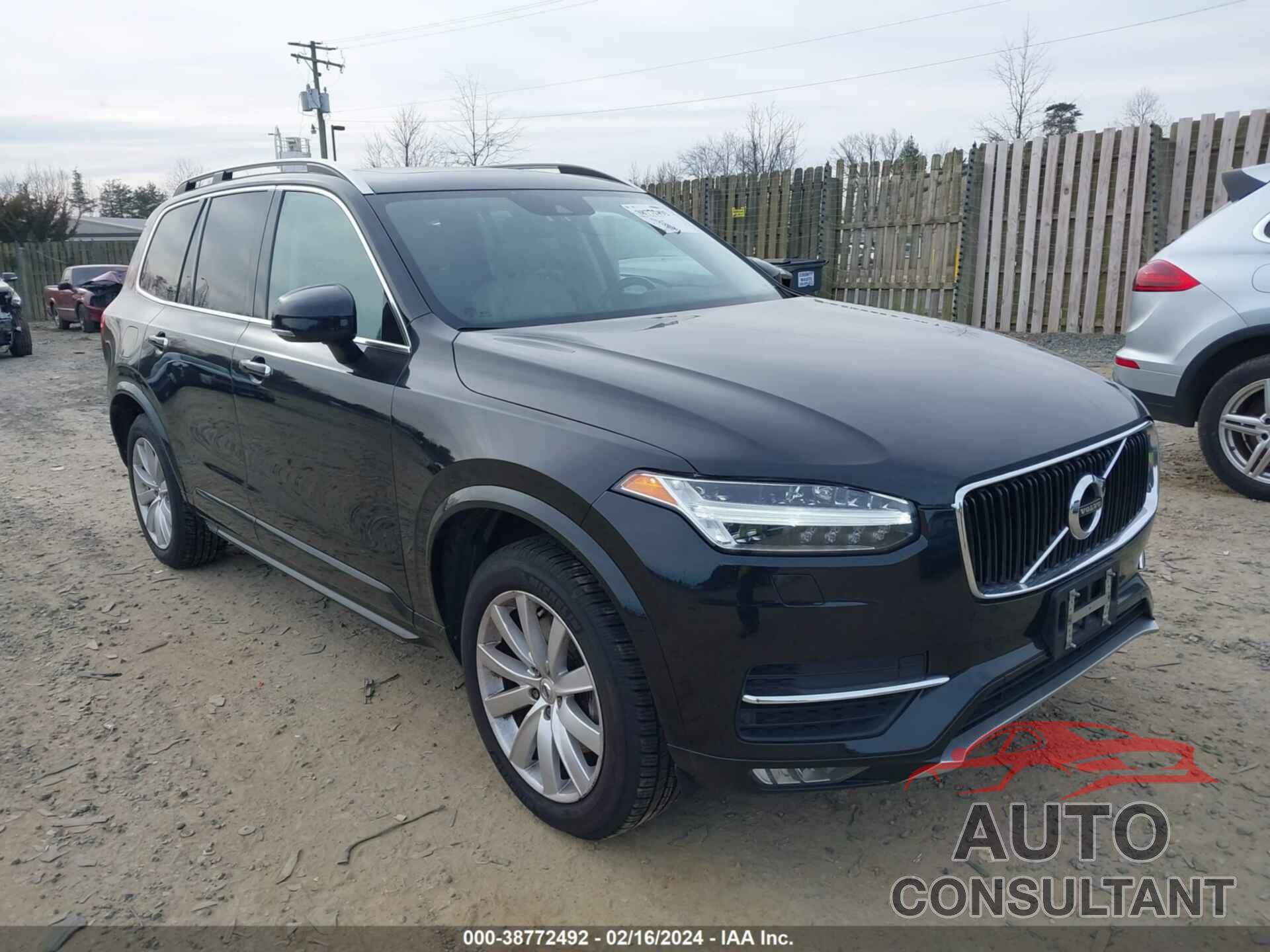 VOLVO XC90 2016 - YV4A22PK7G1024945