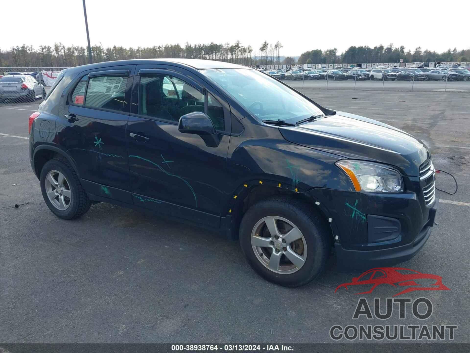 CHEVROLET TRAX 2016 - KL7CJNSB6GB725751