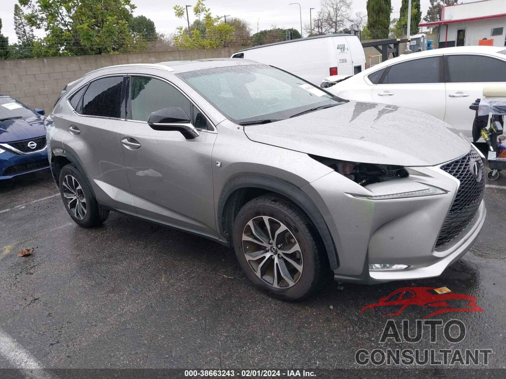 LEXUS NX 200T 2017 - JTJYARBZ3H2052638