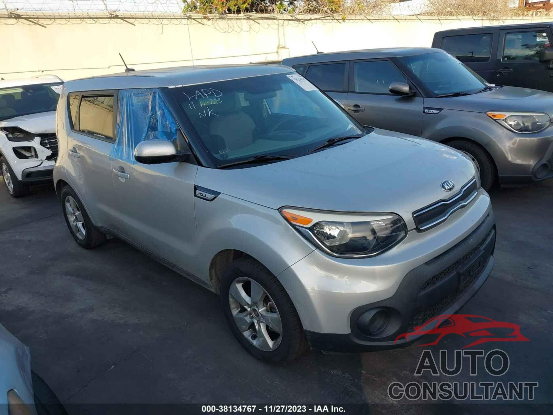 KIA SOUL 2019 - KNDJN2A2XK7000325