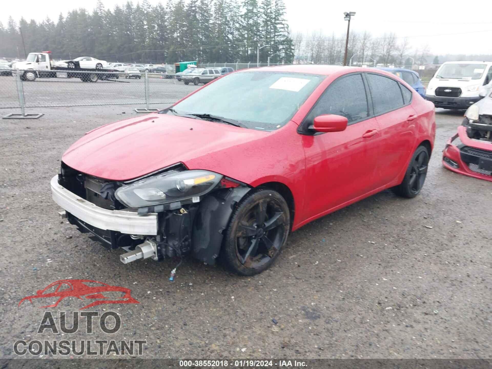 DODGE DART 2016 - 1C3CDFBB2GD515771