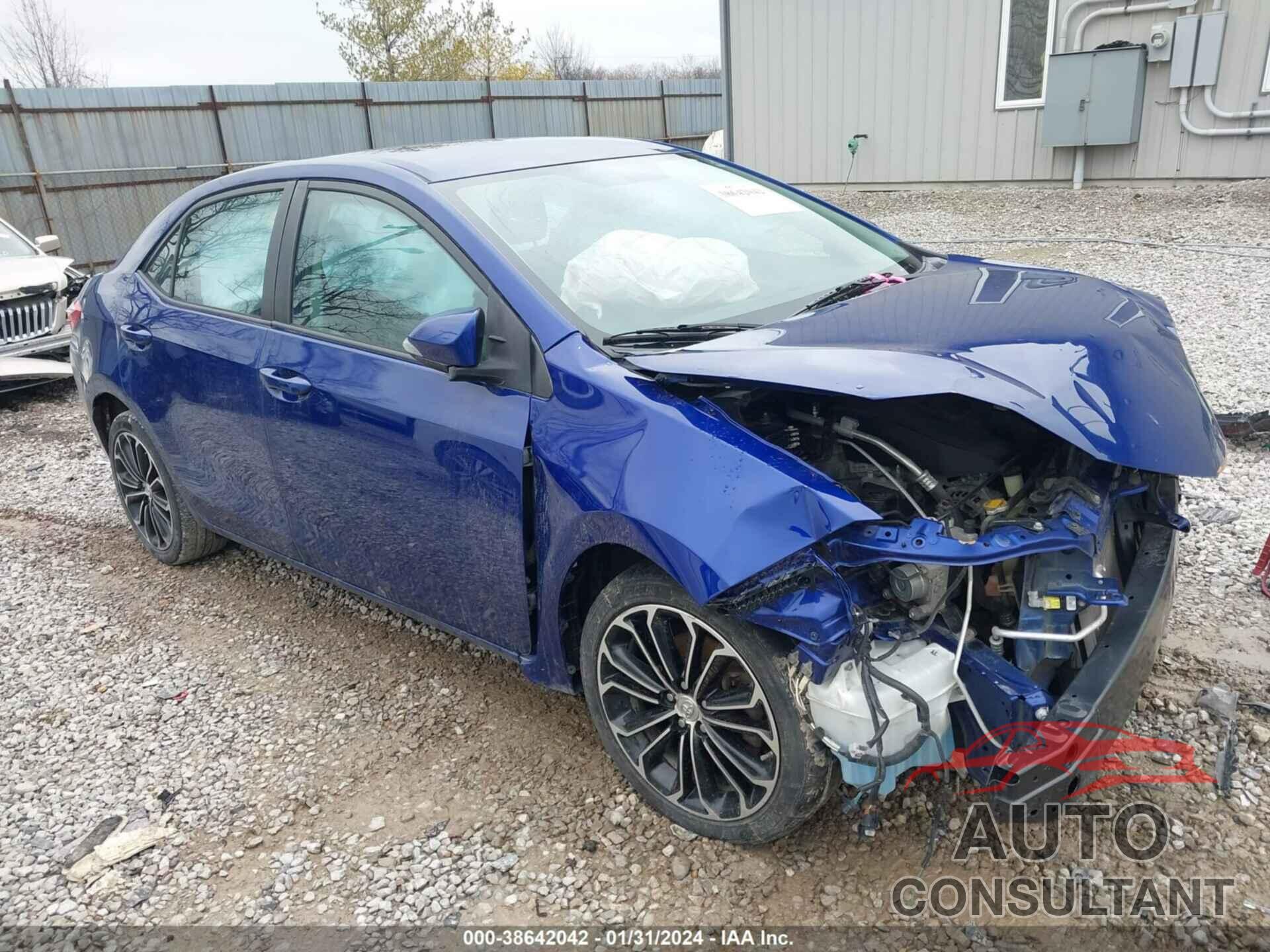 TOYOTA COROLLA 2016 - 2T1BURHE8GC656139