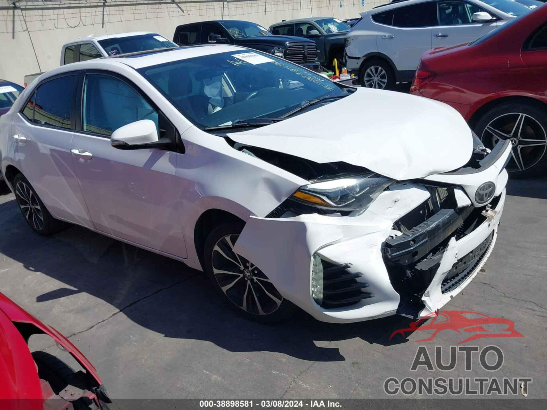 TOYOTA COROLLA 2017 - 2T1BURHE6HC798152