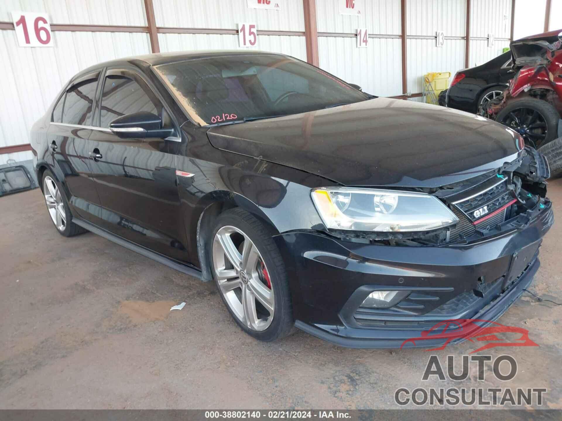 VOLKSWAGEN JETTA 2016 - 3VW5T7AJXGM390817