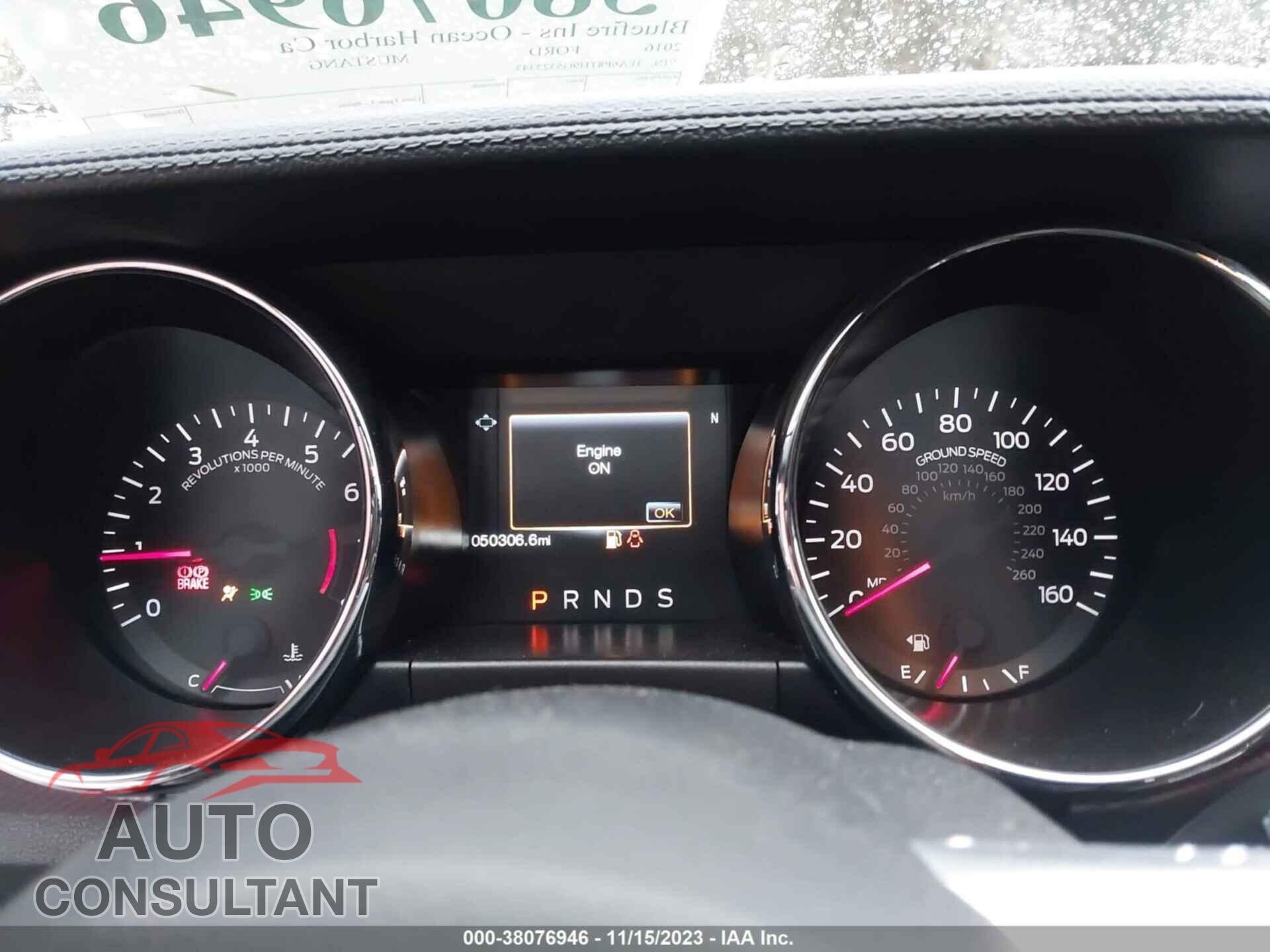 FORD MUSTANG 2016 - 1FA6P8TH9G5323343