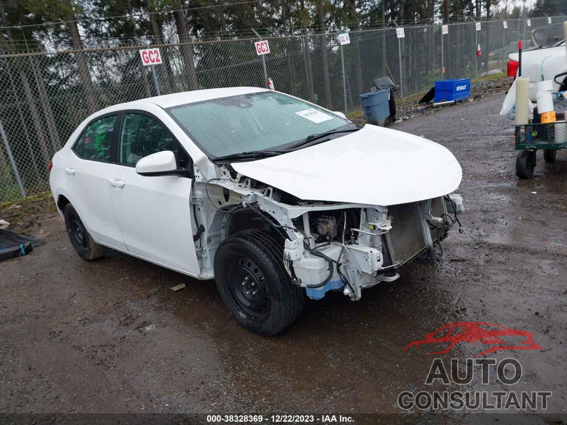 TOYOTA COROLLA 2019 - 2T1BURHEXKC171476