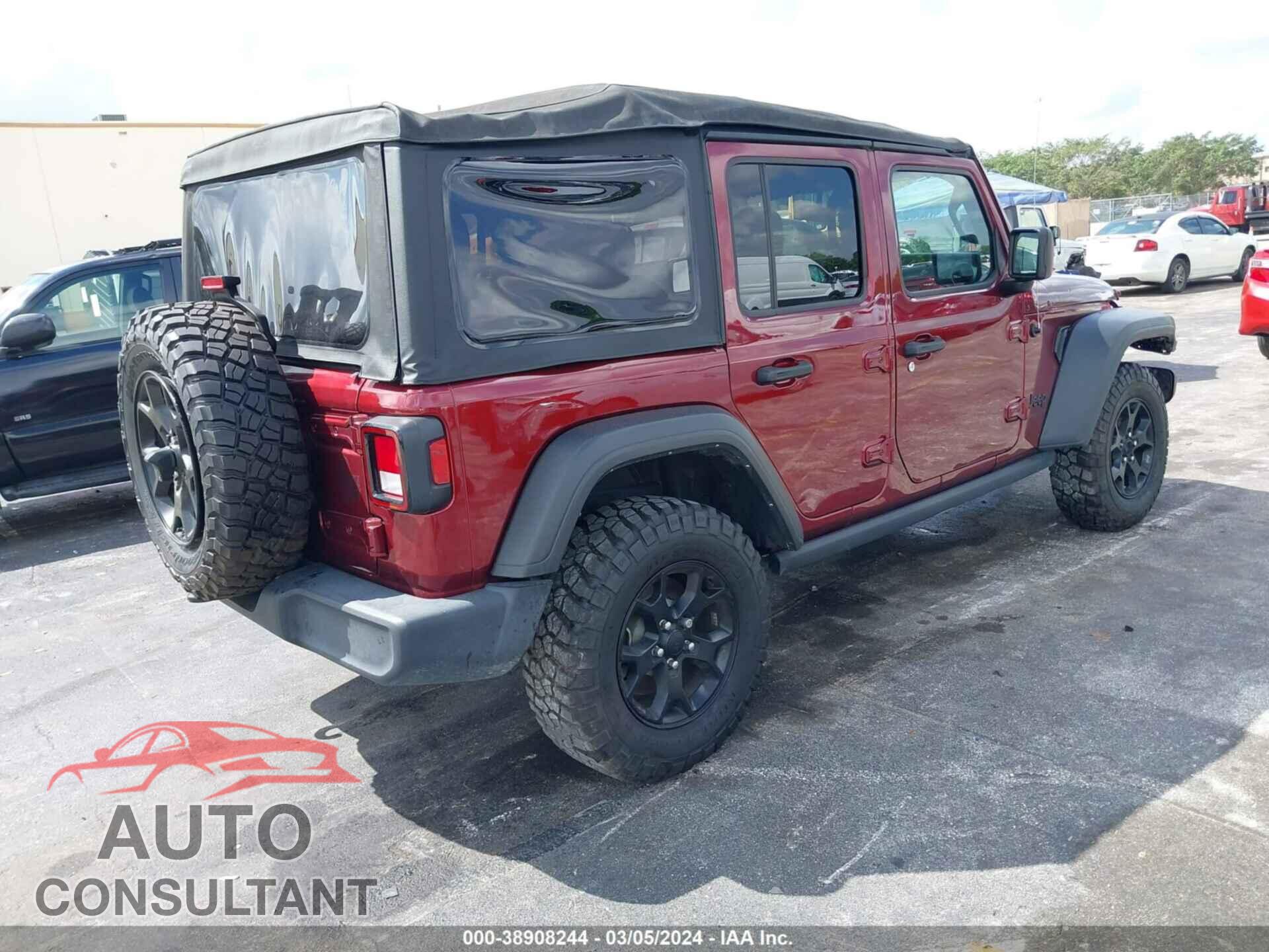 JEEP WRANGLER UNLIMITED 2021 - 1C4HJXDN2MW856482