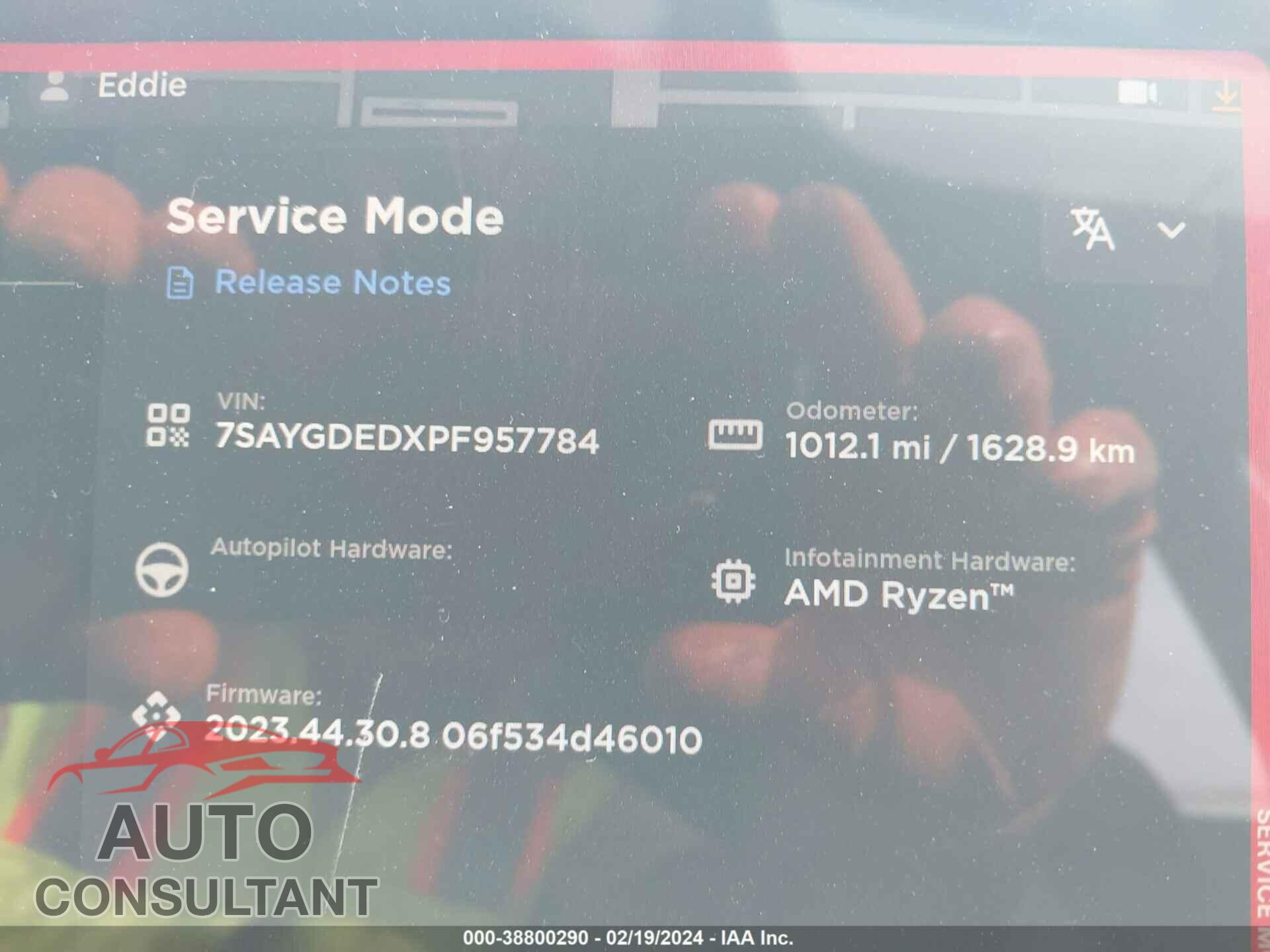 TESLA MODEL Y 2023 - 7SAYGDEDXPF957784