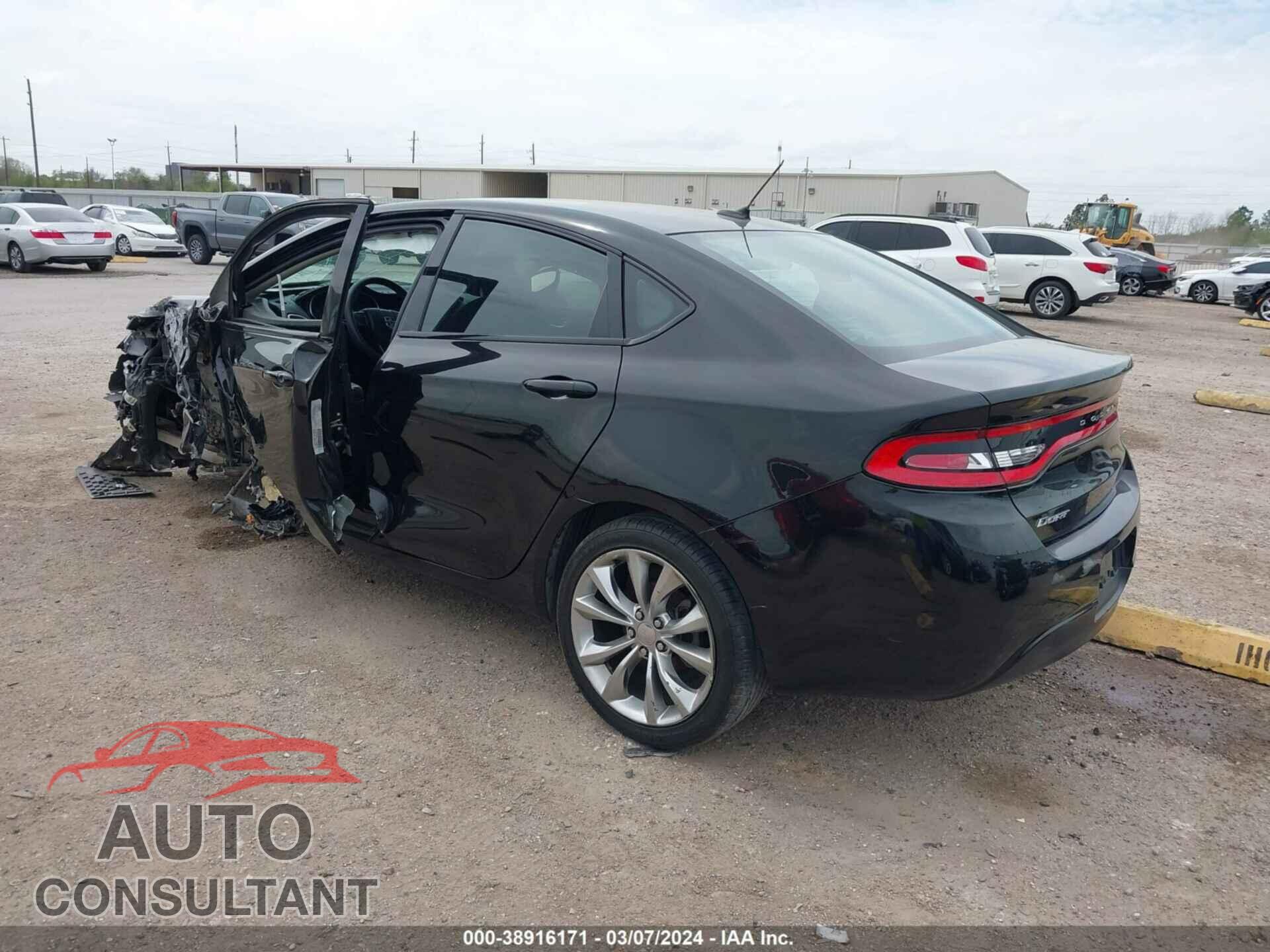 DODGE DART 2016 - 1C3CDFAA7GD503768
