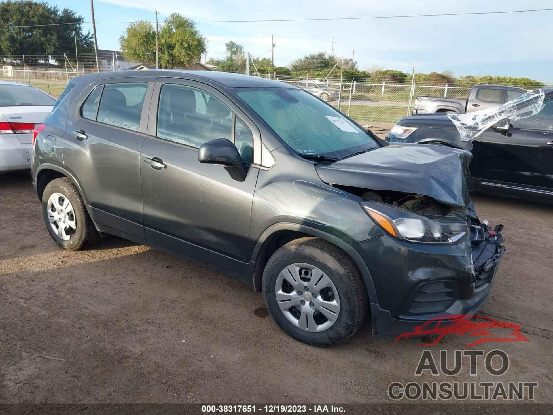 CHEVROLET TRAX 2019 - 3GNCJKSB1KL130273