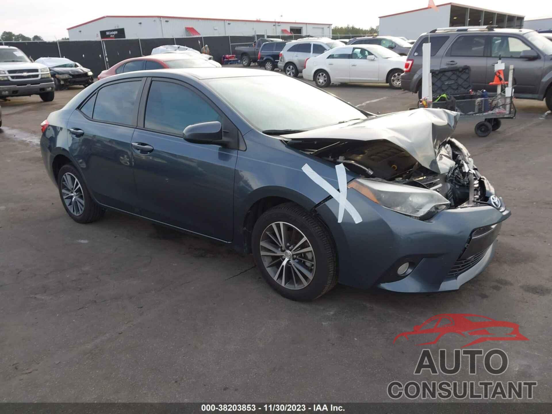 TOYOTA COROLLA 2016 - 2T1BURHE1GC619790