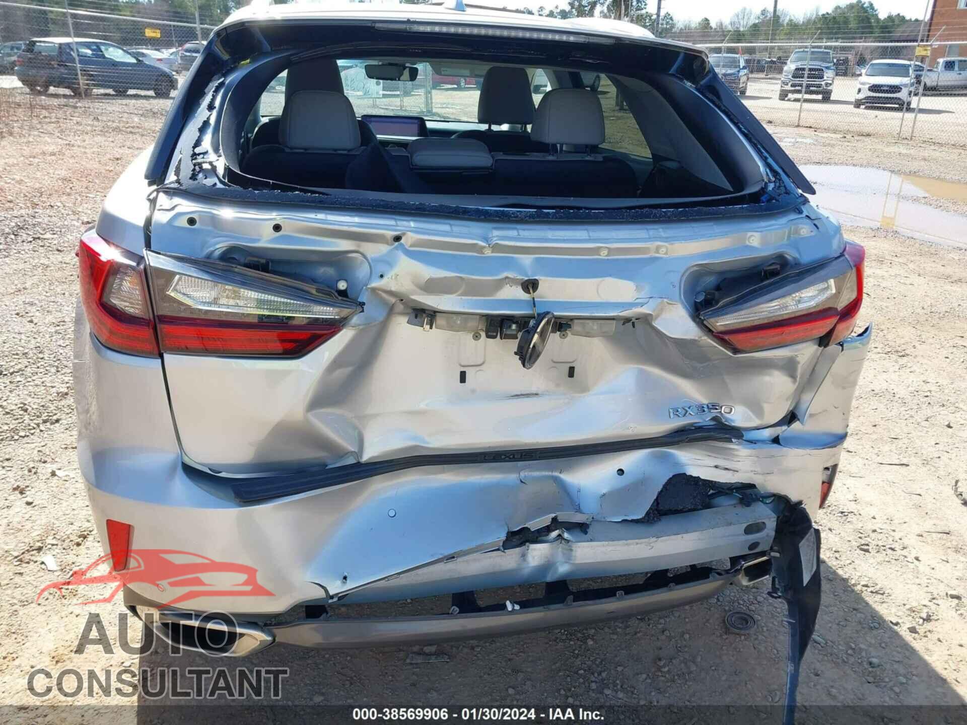 LEXUS RX 350 2017 - 2T2BZMCA6HC062042