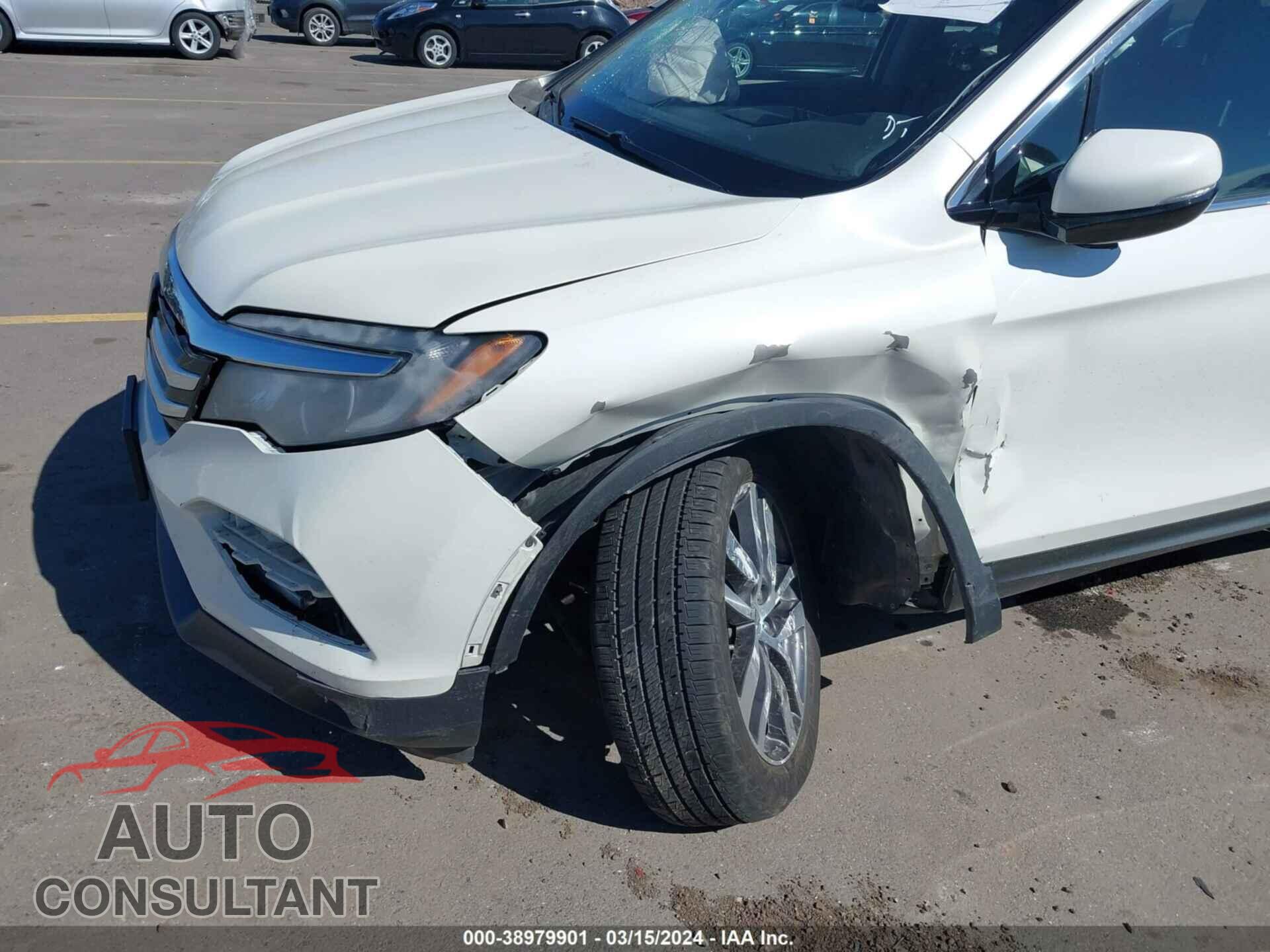 HONDA PILOT 2017 - 5FNYF6H0XHB010881
