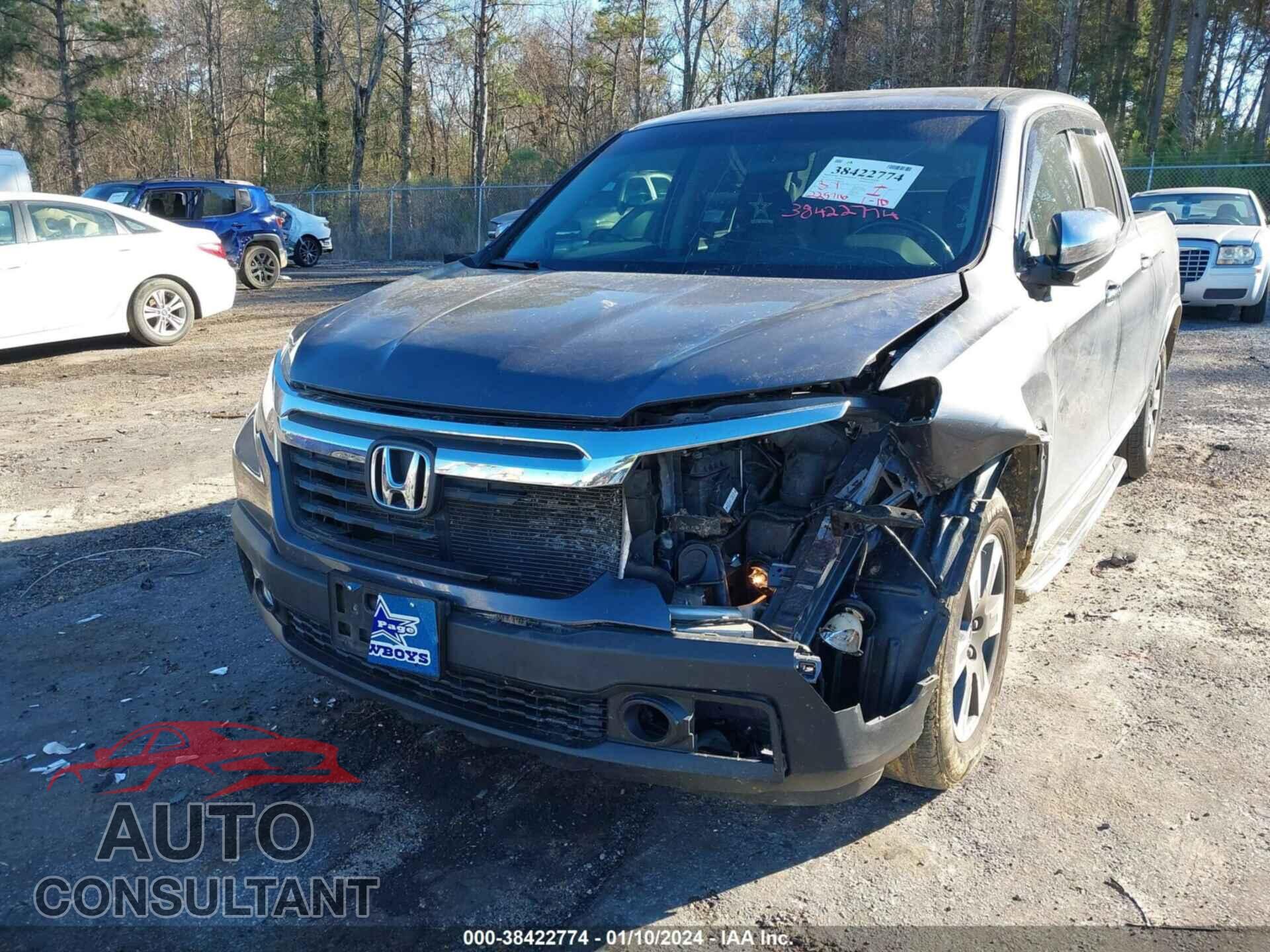HONDA RIDGELINE 2017 - 5FPYK2F57HB003090