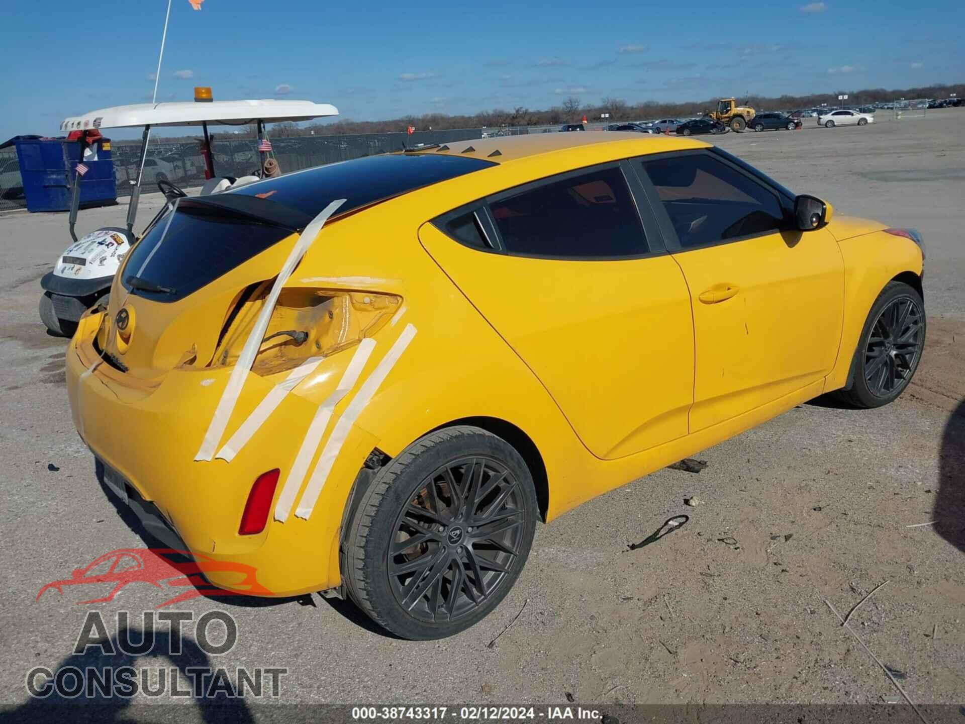 HYUNDAI VELOSTER 2016 - KMHTC6AD6GU294818
