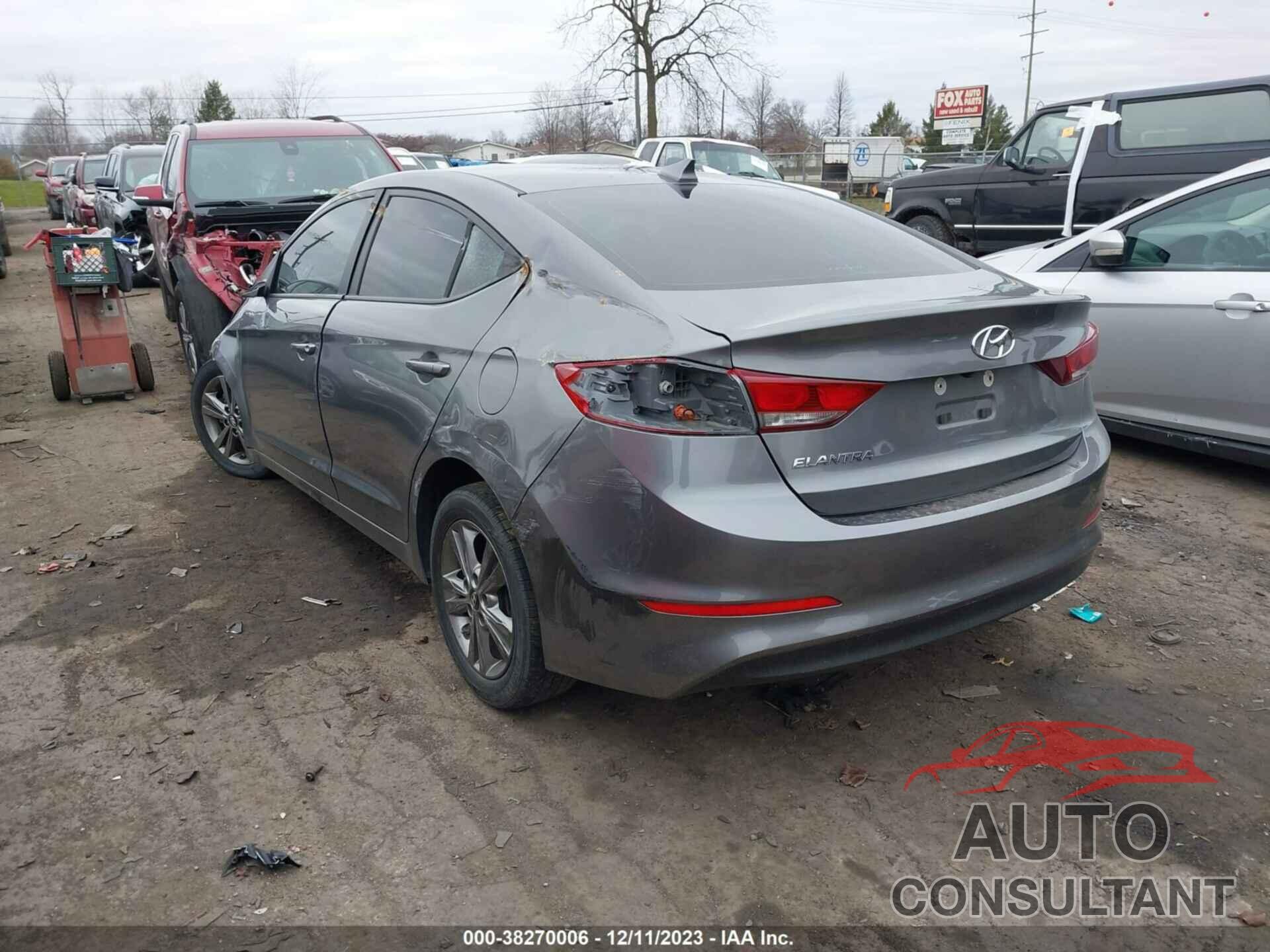 HYUNDAI ELANTRA 2018 - 5NPD84LF9JH391364