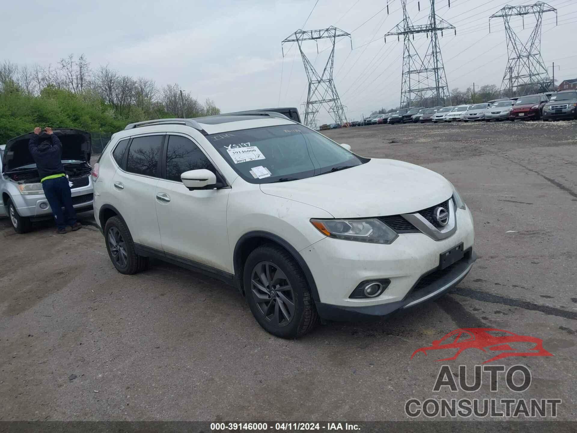 NISSAN ROGUE 2016 - 5N1AT2MV2GC861133