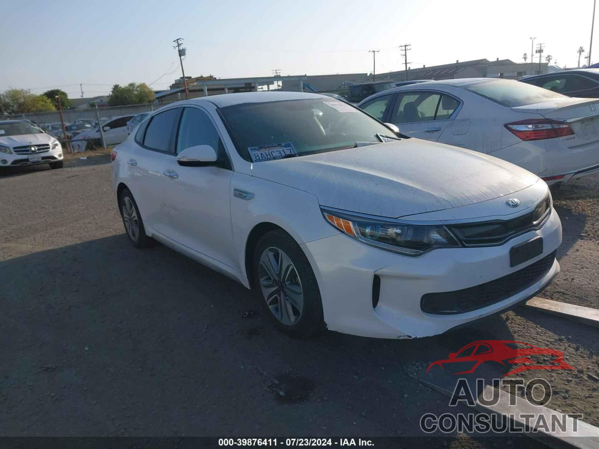 KIA OPTIMA HYBRID 2017 - KNAGU4LE2H5013586