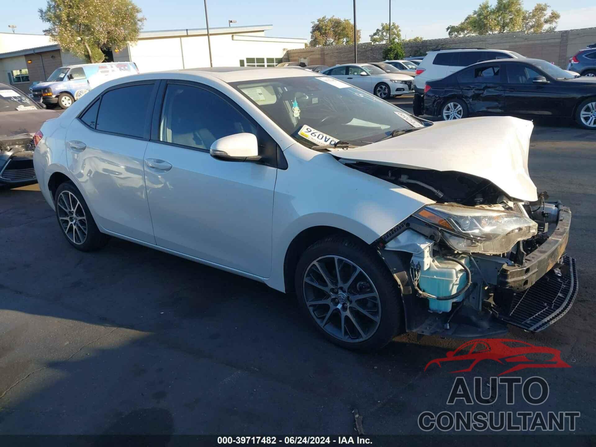 TOYOTA COROLLA 2017 - 5YFBURHE2HP614471
