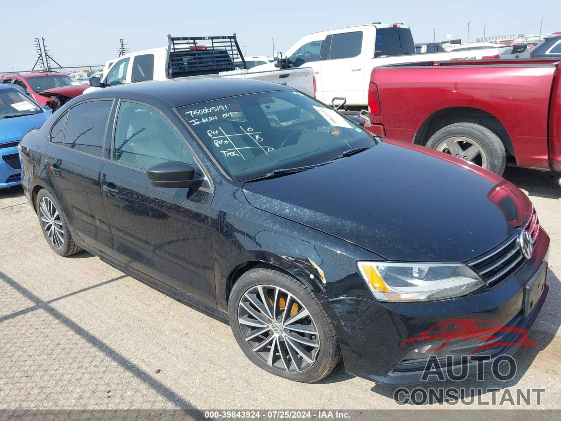 VOLKSWAGEN JETTA 2016 - 3VWD17AJ7GM391716