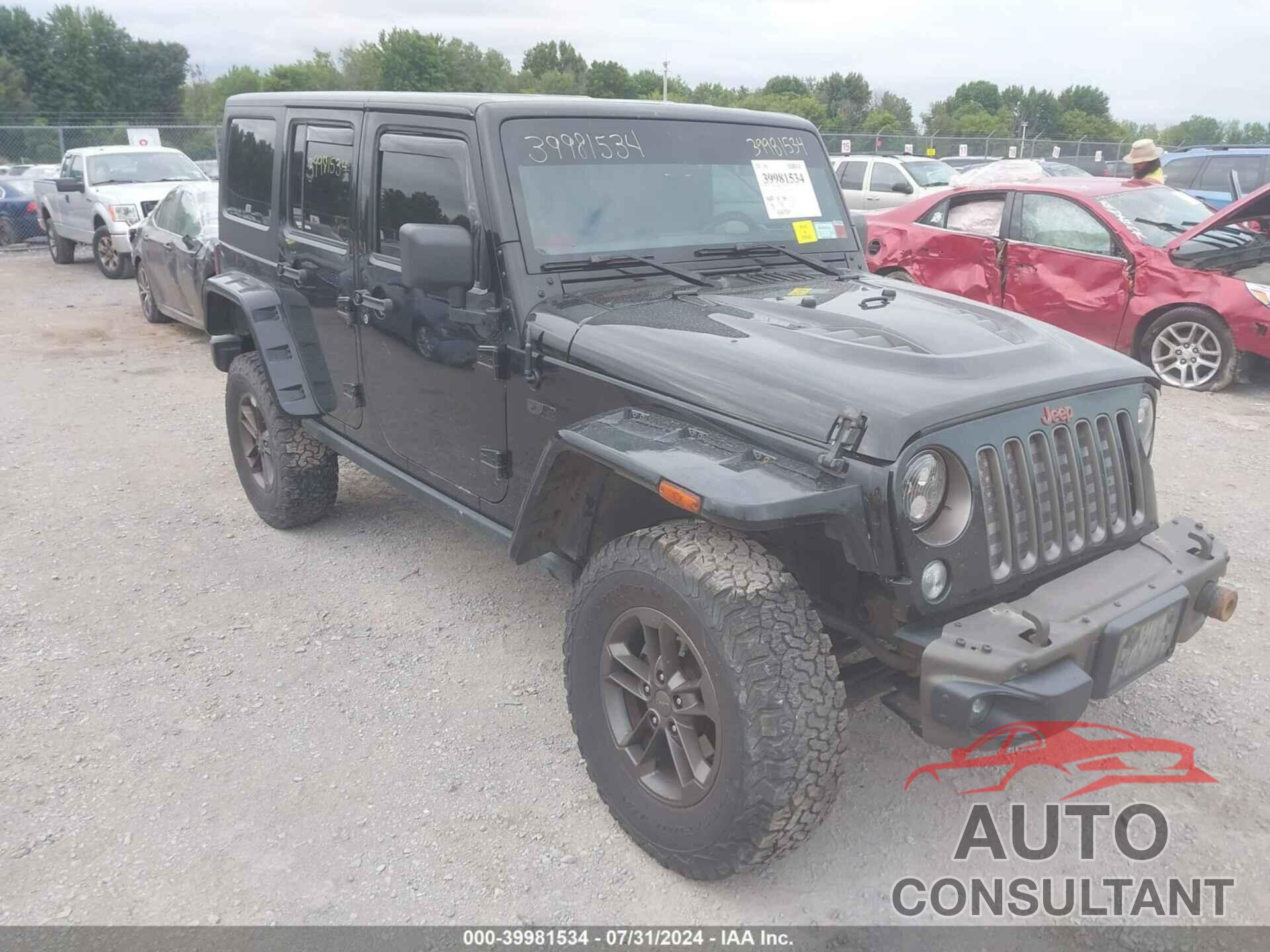 JEEP WRANGLER UNLIMITED 2016 - 1C4BJWEG3GL265230