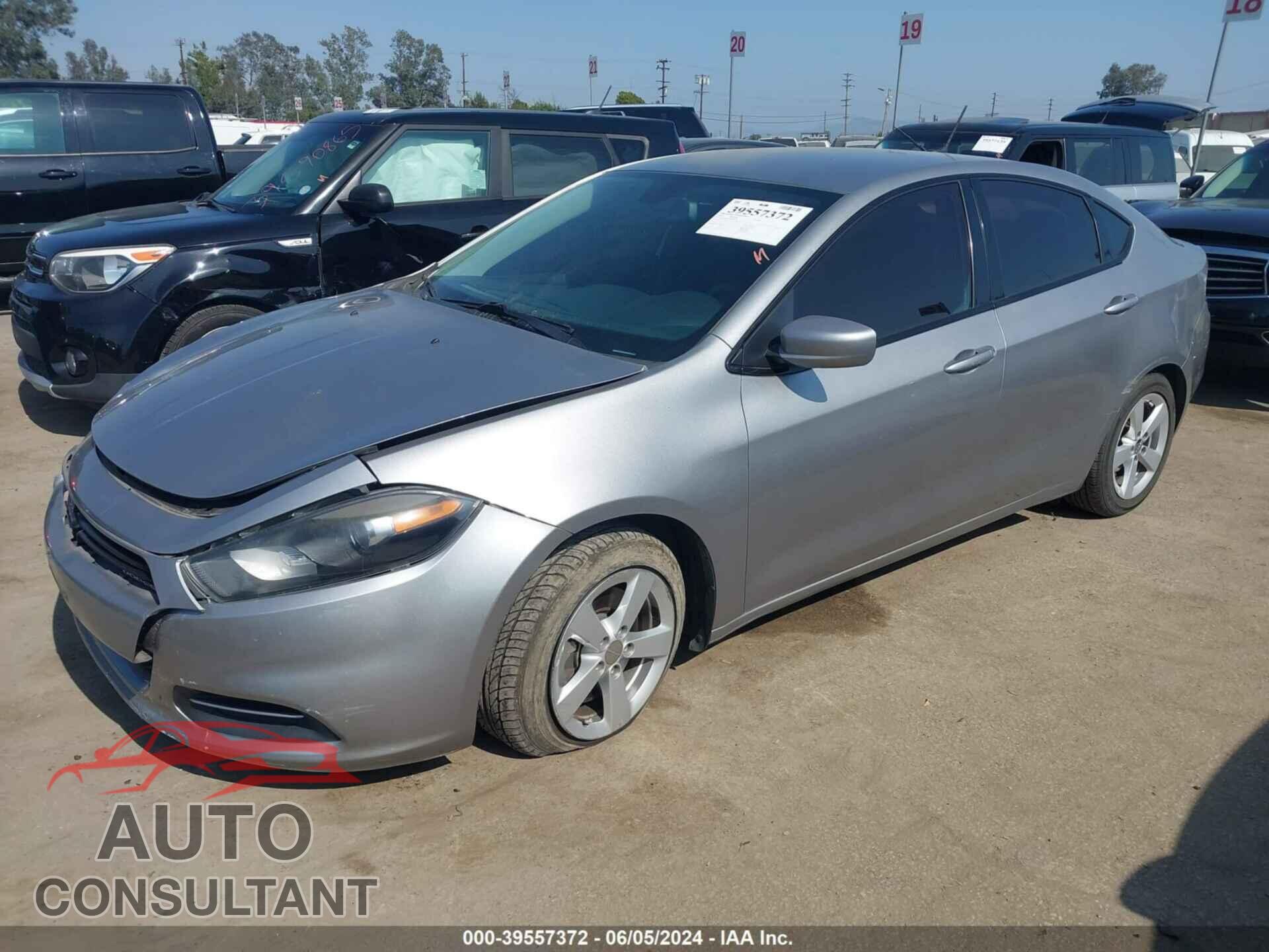 DODGE DART 2016 - 1C3CDFBB7GD629698