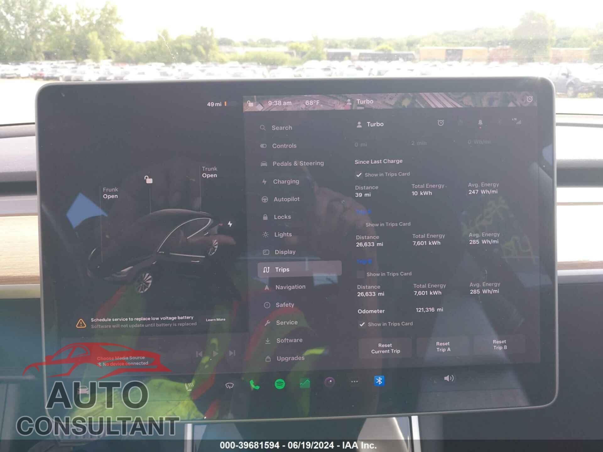 TESLA MODEL 3 2019 - 5YJ3E1EA2KF314159