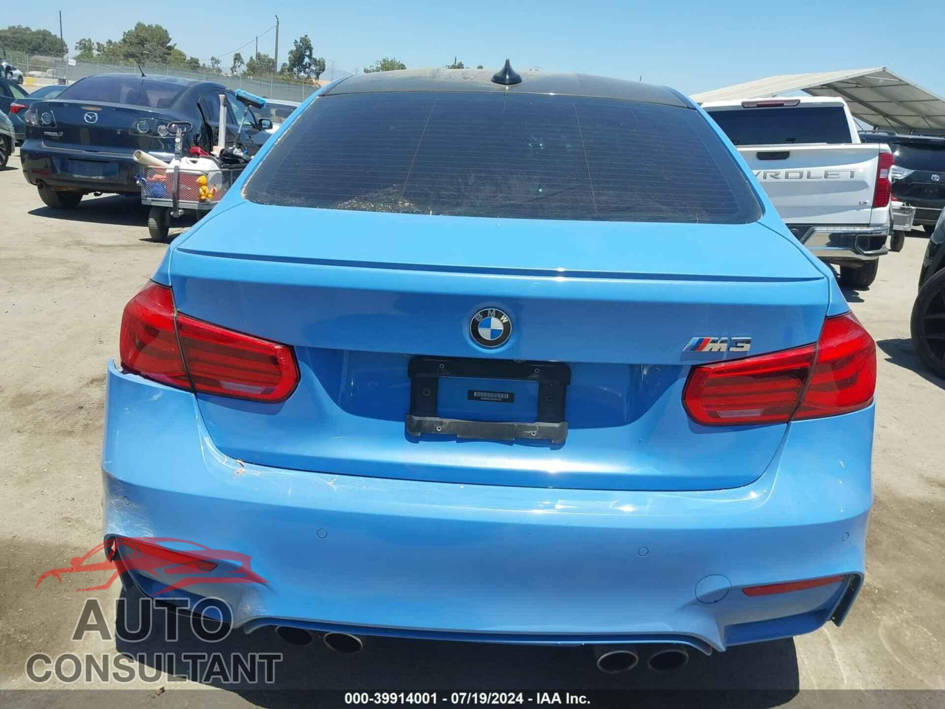 BMW M3 2016 - WBS8M9C53G5D31375